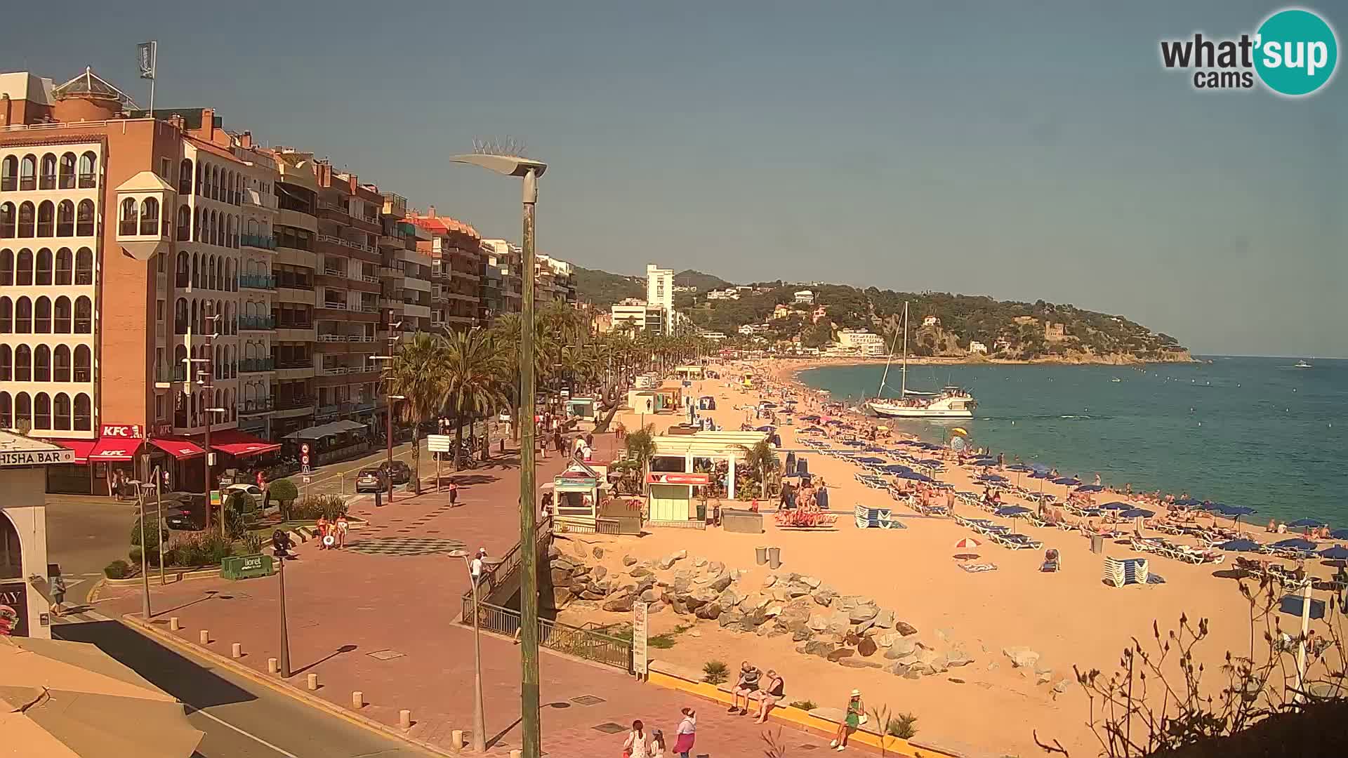 Webcam Lloret de Mar – Central beach