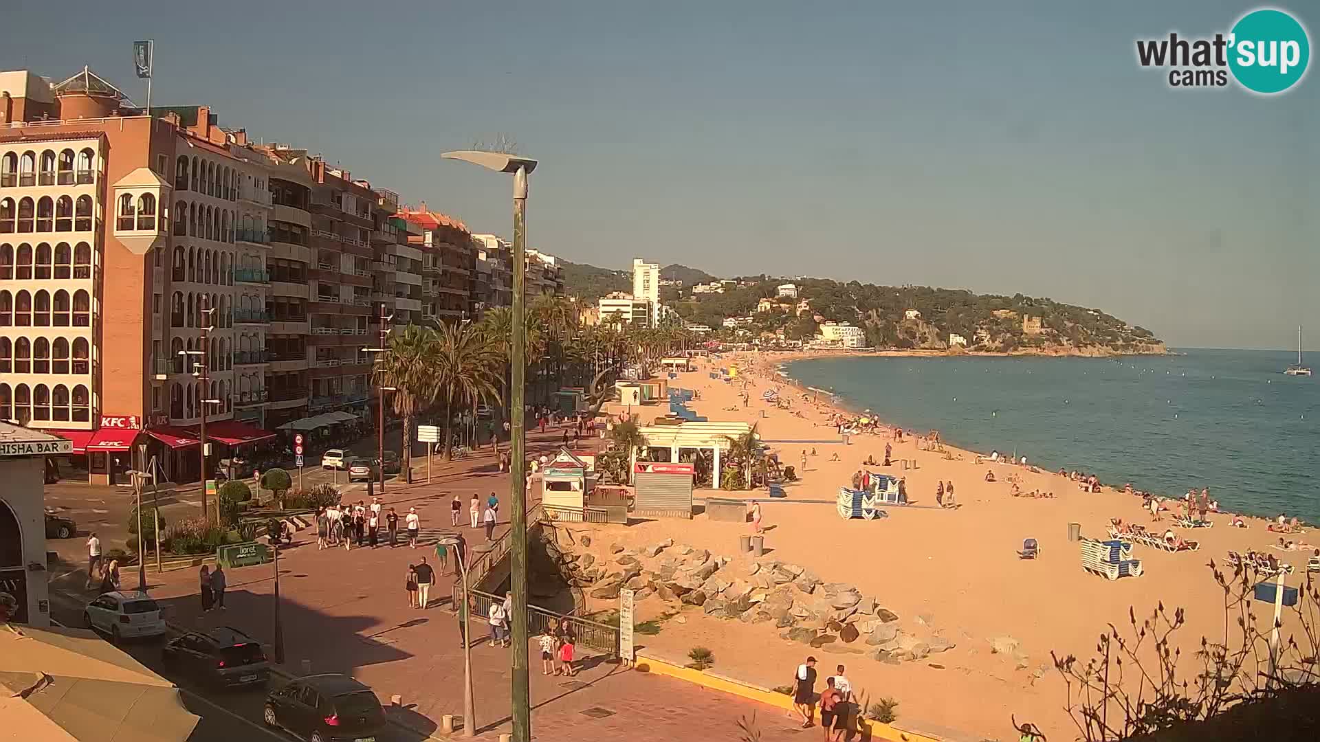 Web kamera Lloret de Mar – glavna plaža