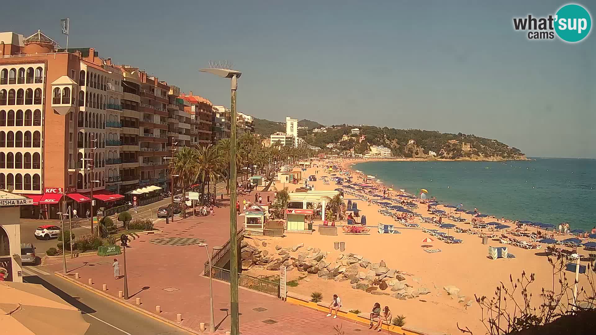 Webcam Lloret de Mar – Central beach