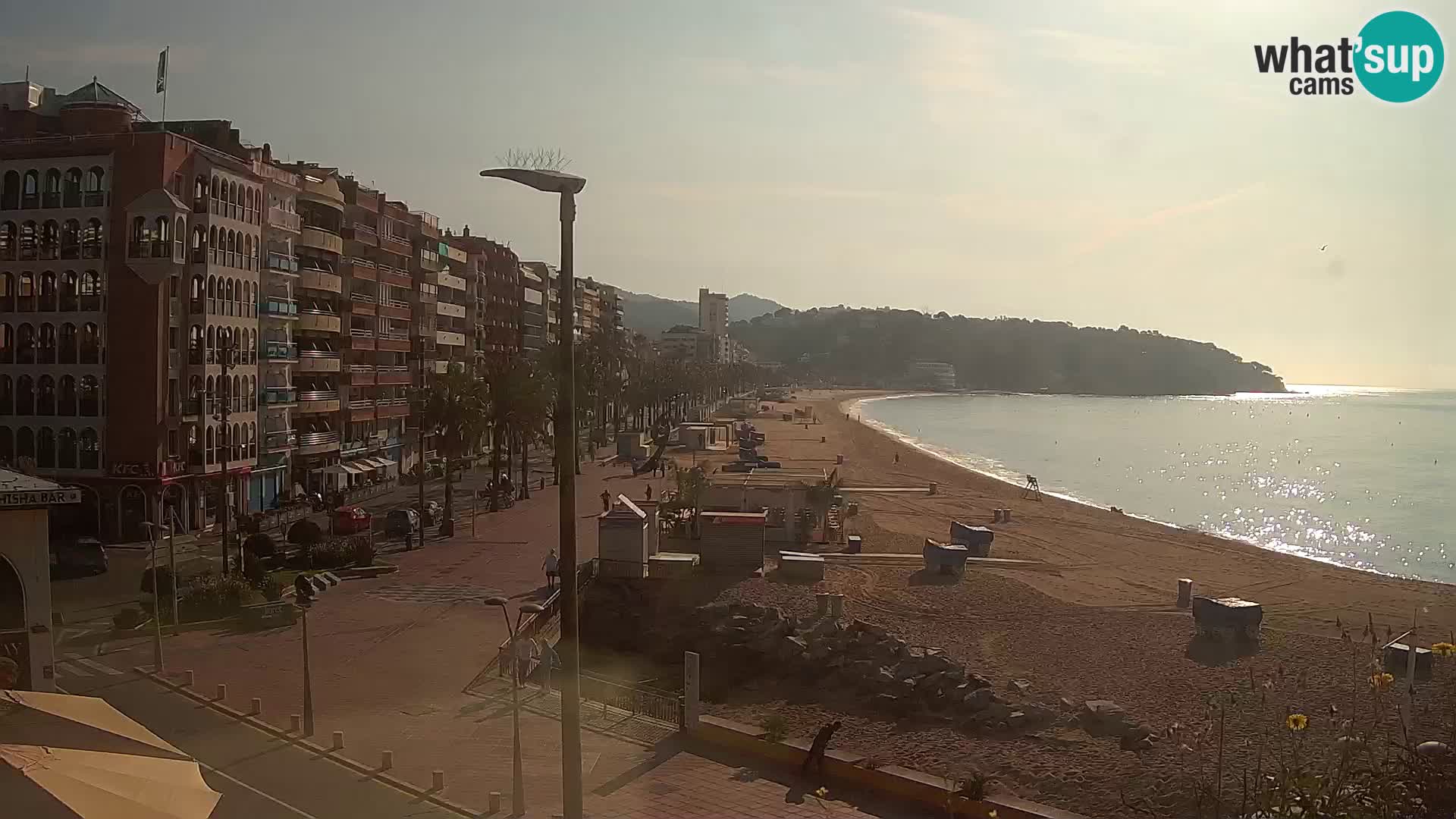 Webcam Lloret de Mar – the main beach – – Costa Brava – Spain