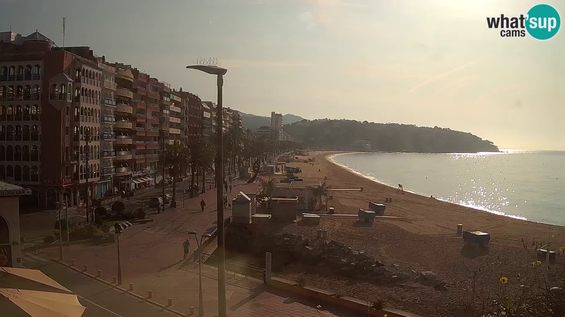 Webcam Lloret de Mar – the main beach – – Costa Brava – Spain