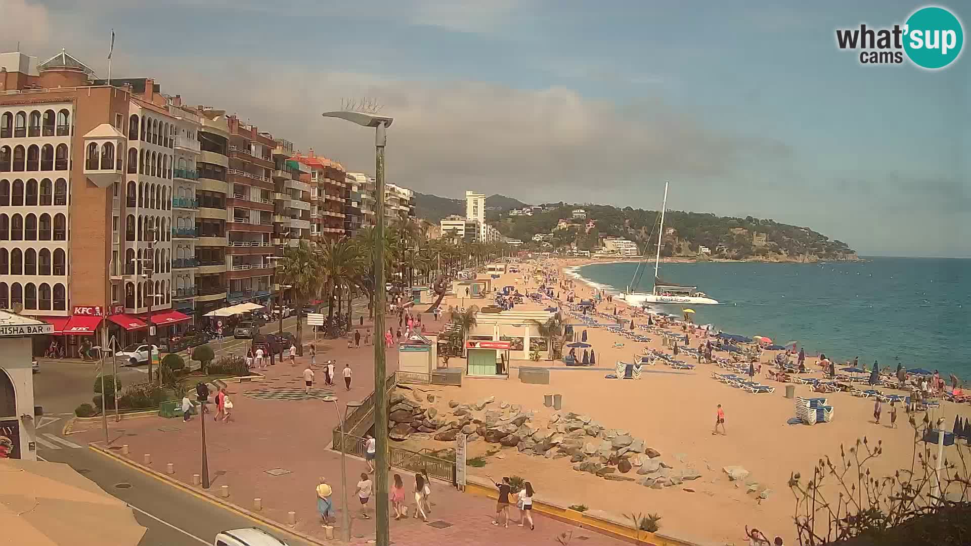 Webcam Lloret de Mar – Central beach