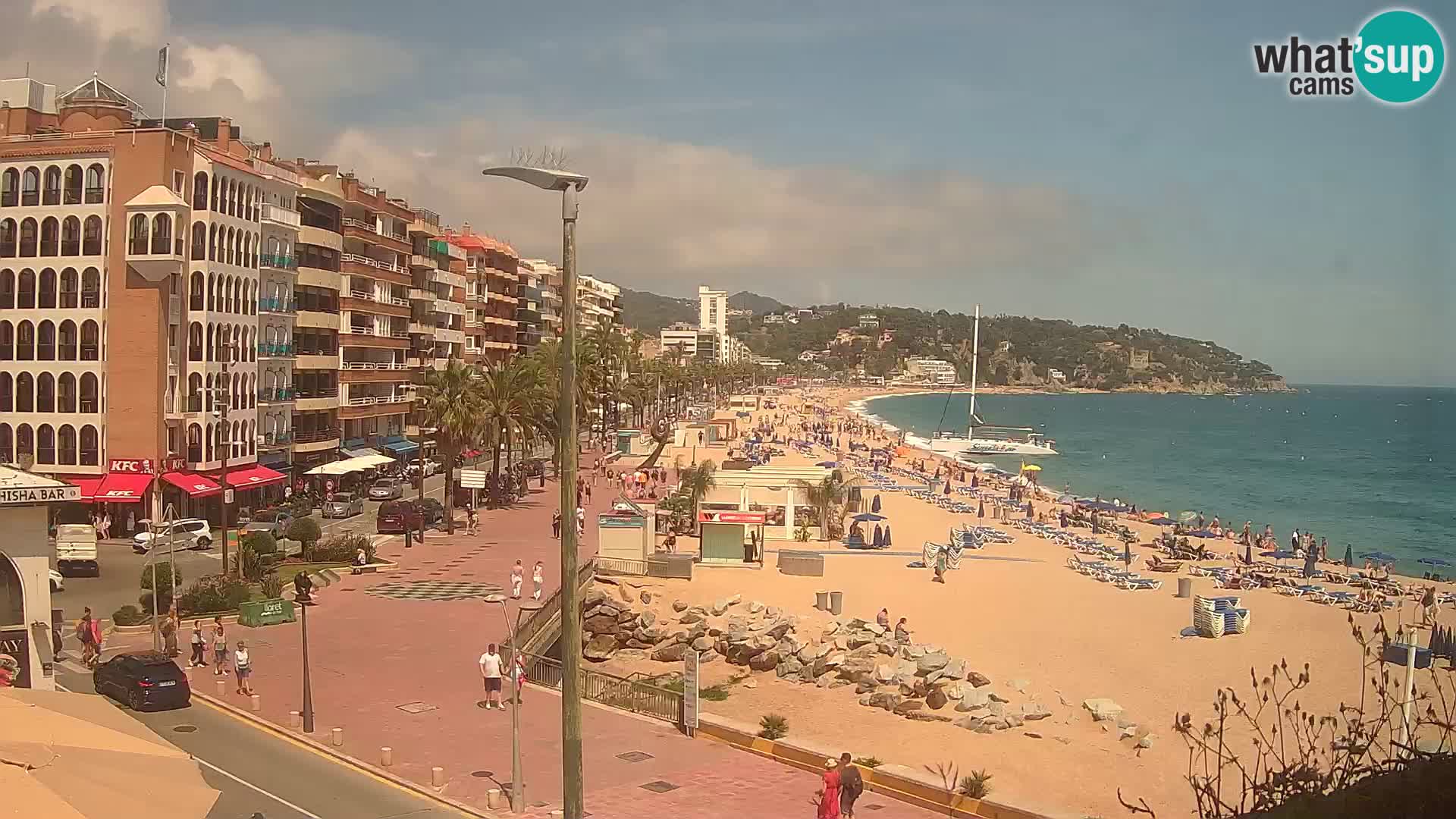 Webcam Lloret de Mar – Plage centrale