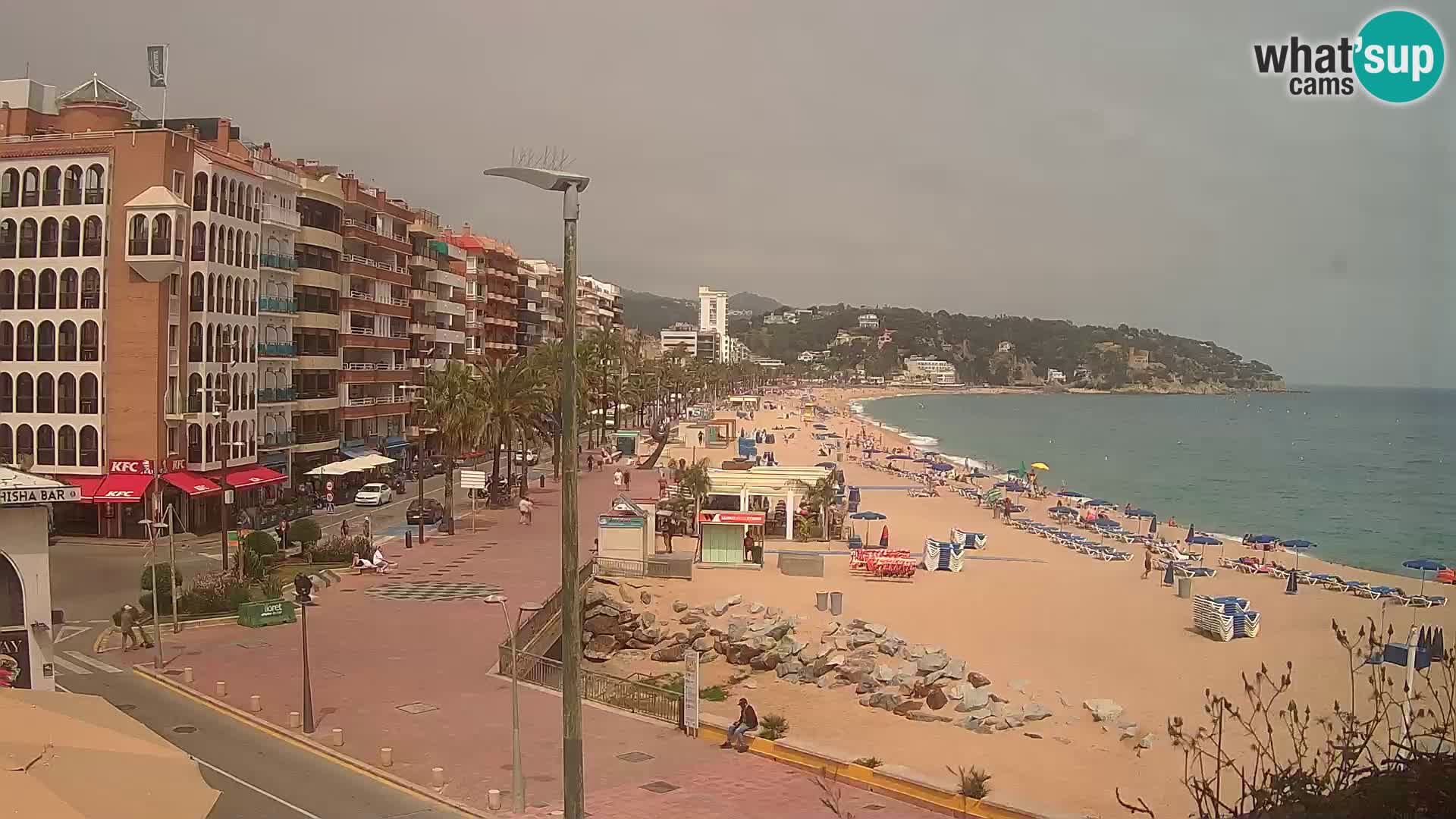 Webcam Lloret de Mar – Osrednja plaža