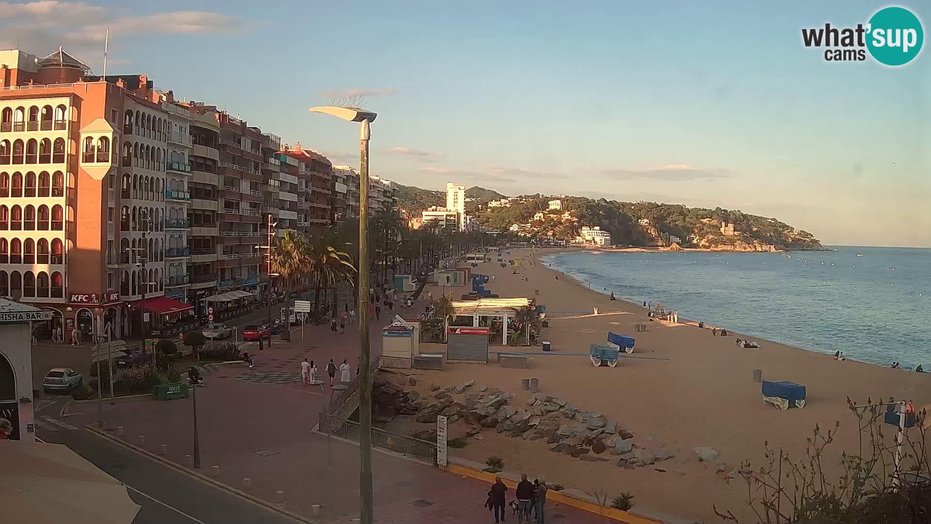 Webcam Lloret de Mar – the main beach – – Costa Brava – Spain