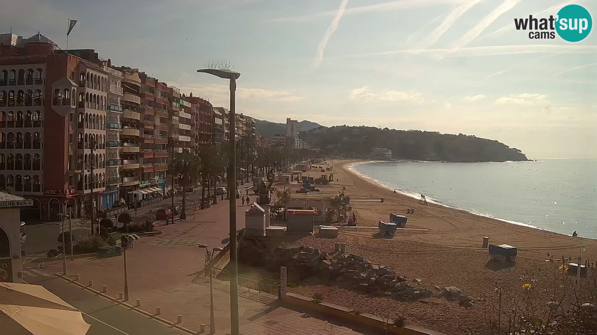 Webcam Lloret de Mar – the main beach – – Costa Brava – Spain