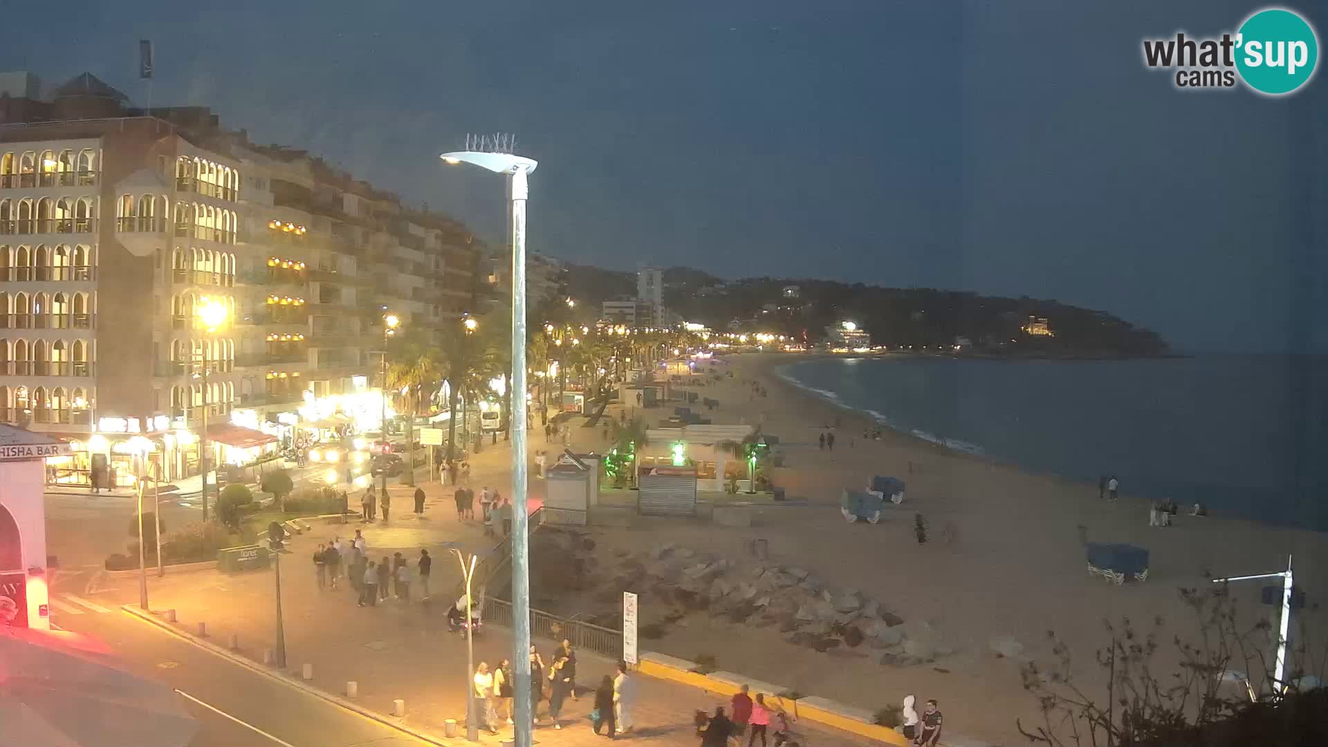 Webcam Lloret de Mar – the main beach – – Costa Brava – Spain