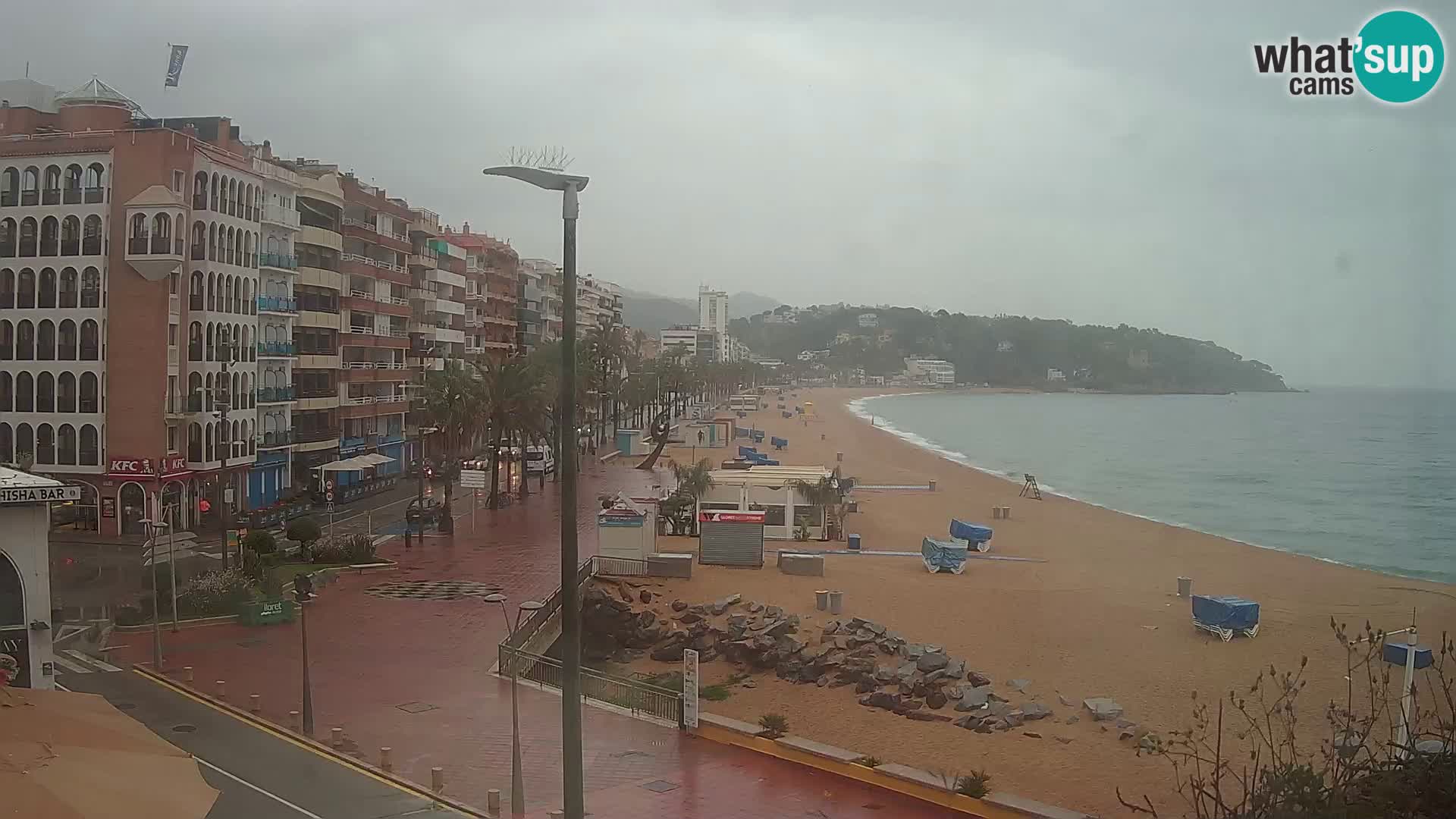 Webcam Lloret de Mar – the main beach – – Costa Brava – Spain