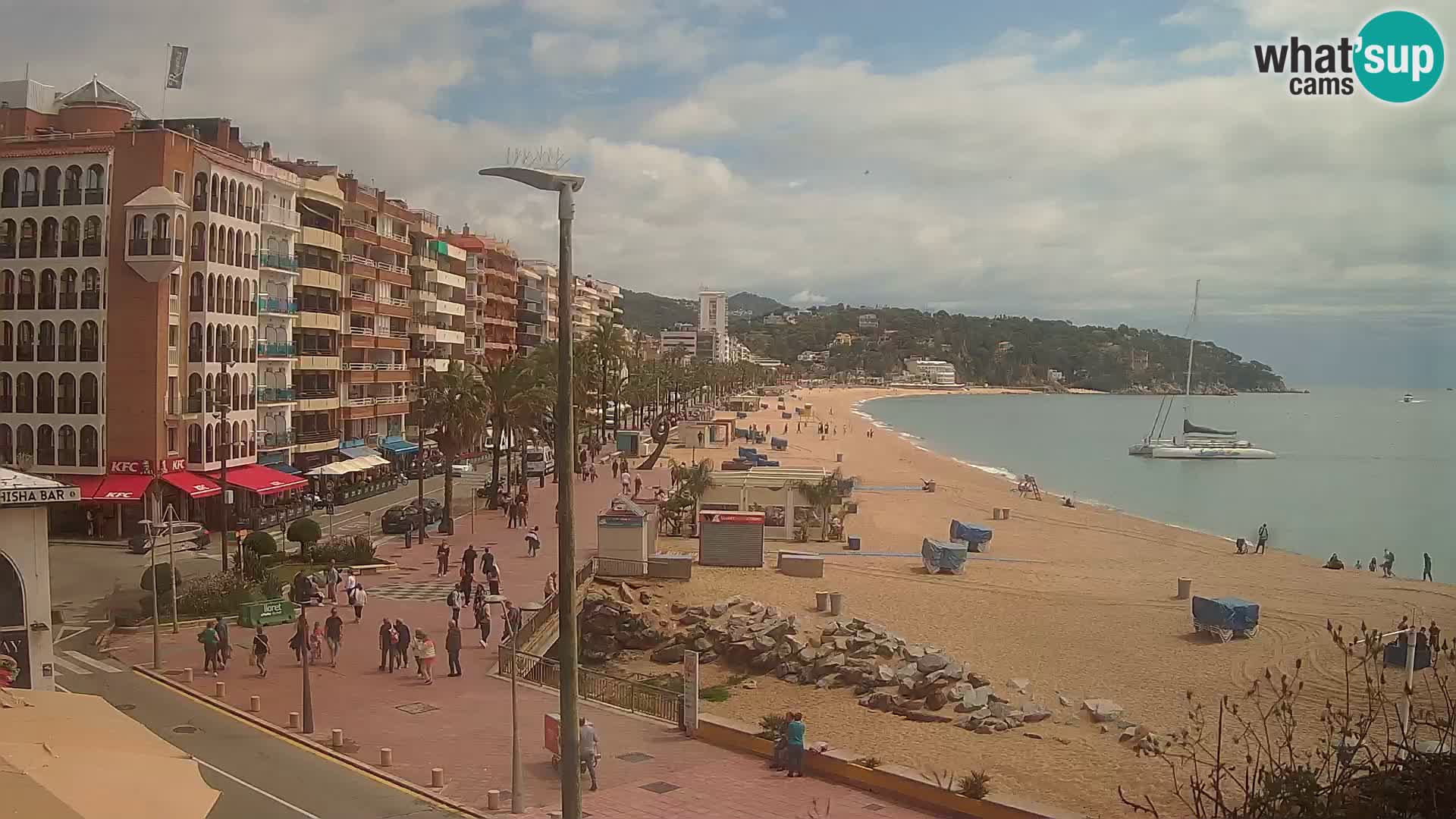 Webcam Lloret de Mar – Central beach