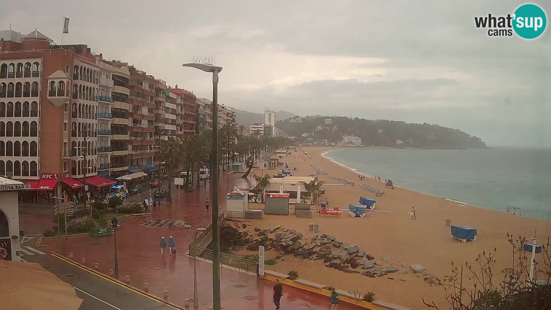 Webcam Lloret de Mar – the main beach – – Costa Brava – Spain