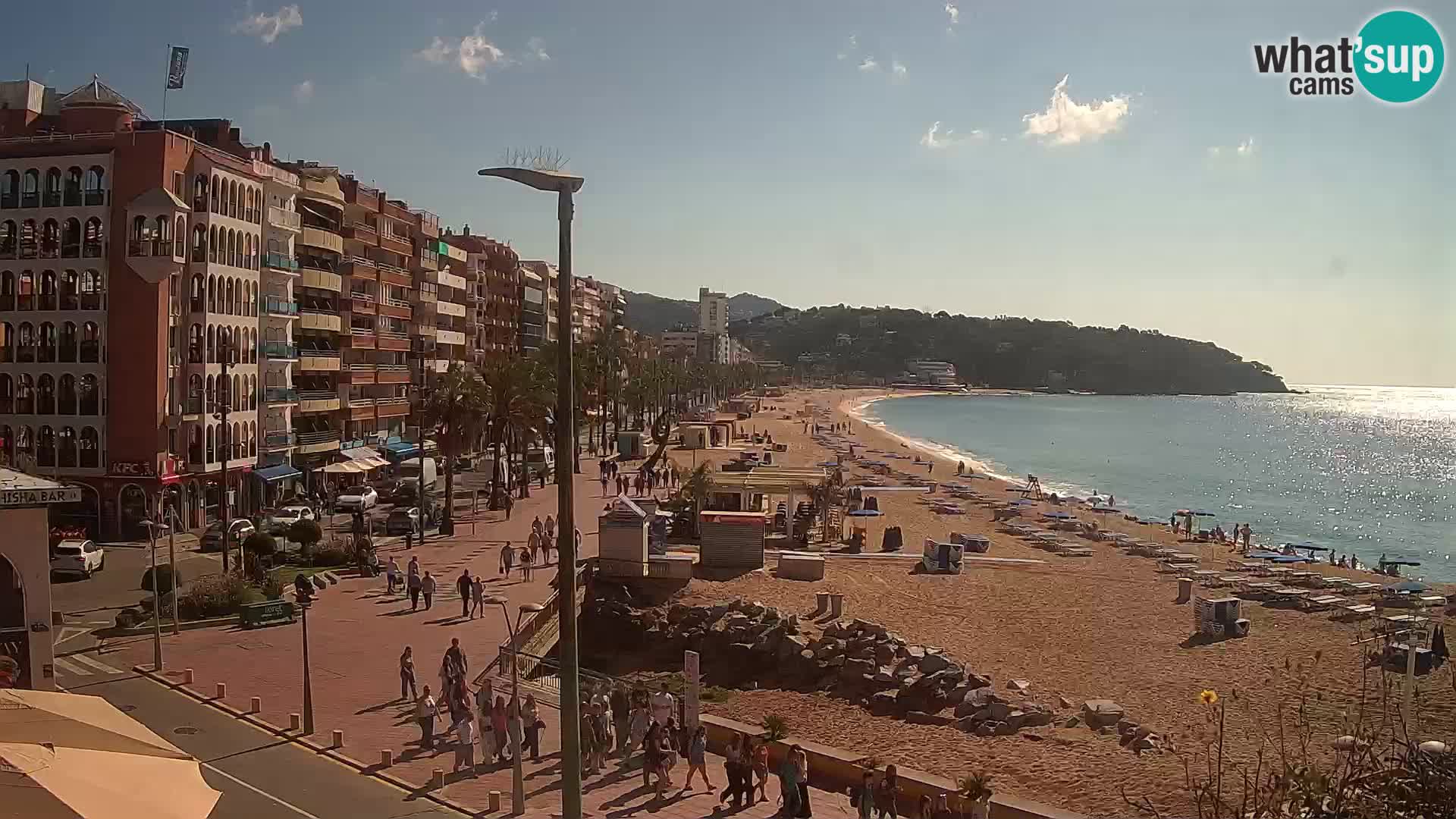 Web kamera Lloret de Mar – plaža