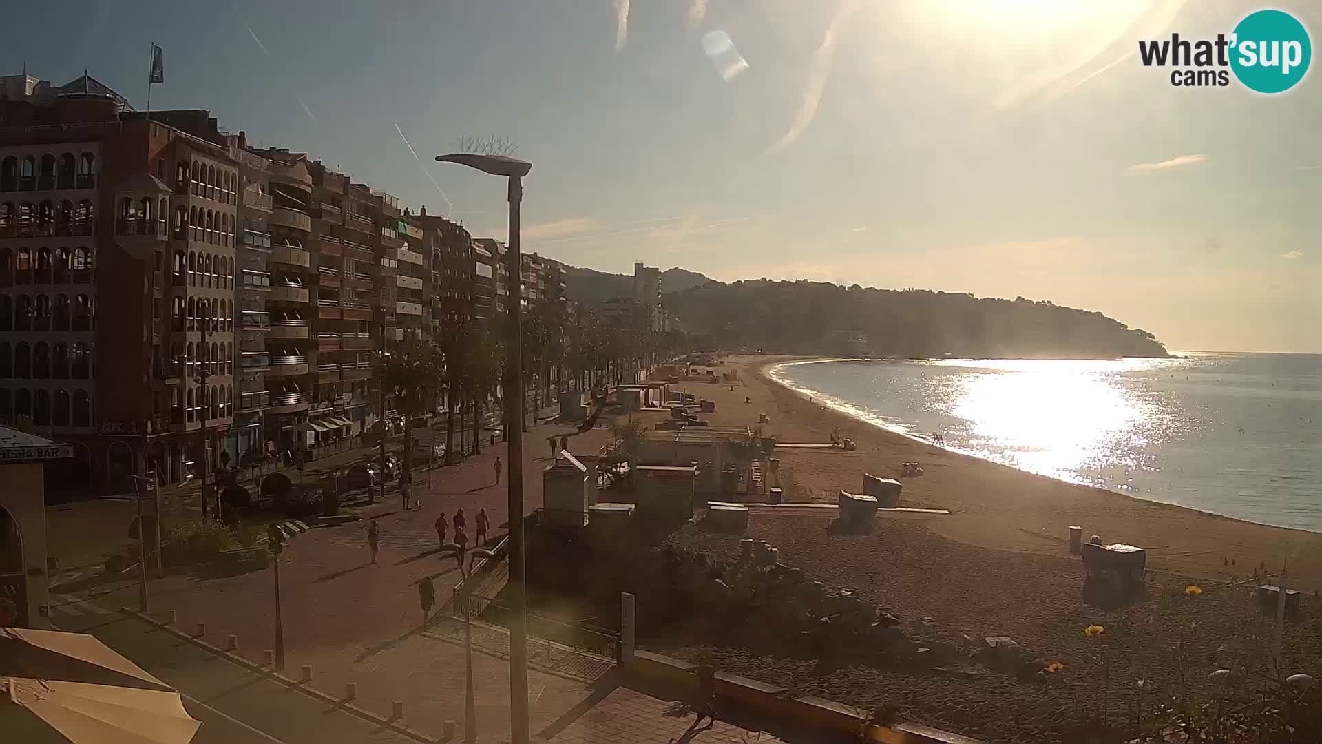 Webcam Lloret de Mar – the main beach – – Costa Brava – Spain