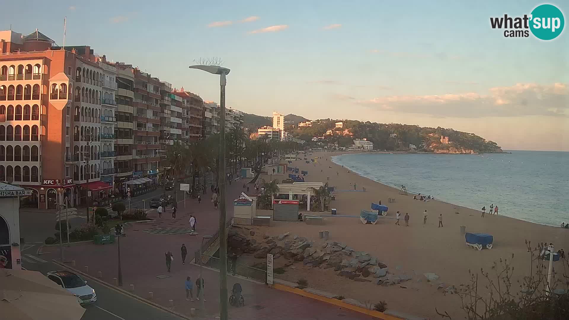 Webcam Lloret de Mar – the main beach – – Costa Brava – Spain