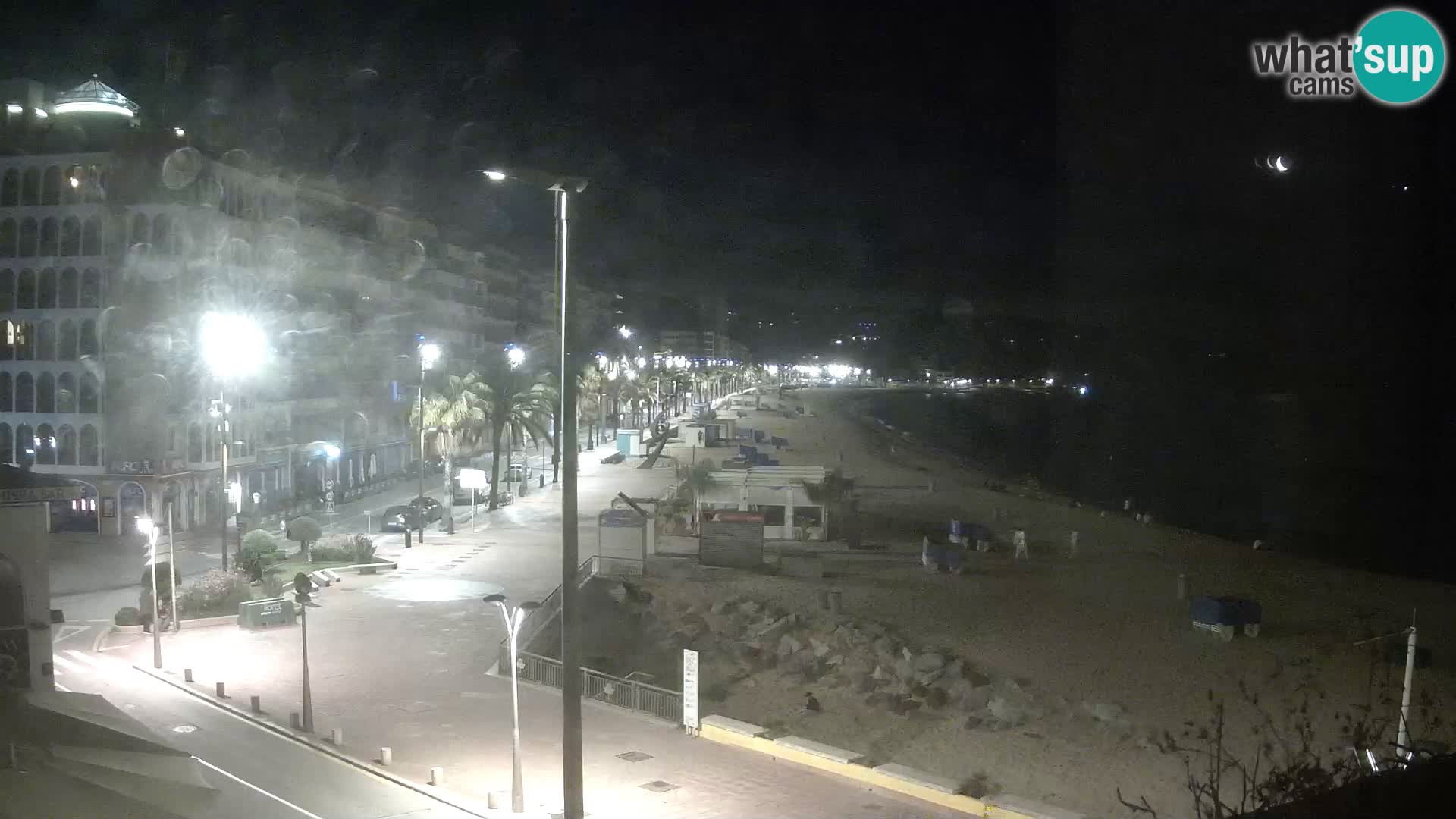 Webcam Lloret de Mar – the main beach – – Costa Brava – Spain