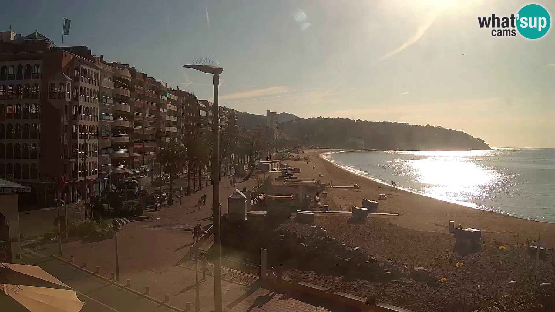 Webcam Lloret de Mar – the main beach – – Costa Brava – Spain