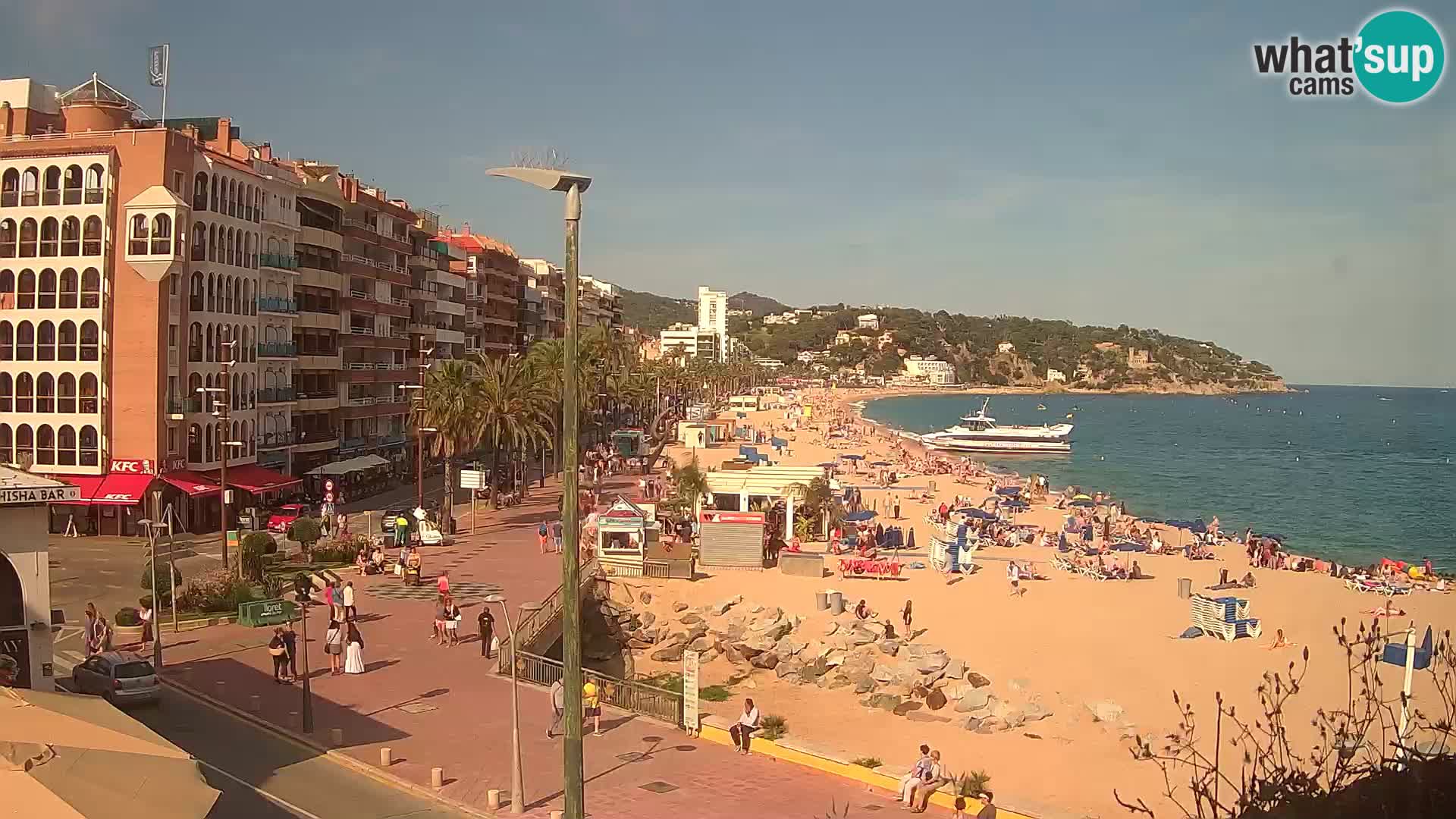 Web kamera Lloret de Mar – plaža