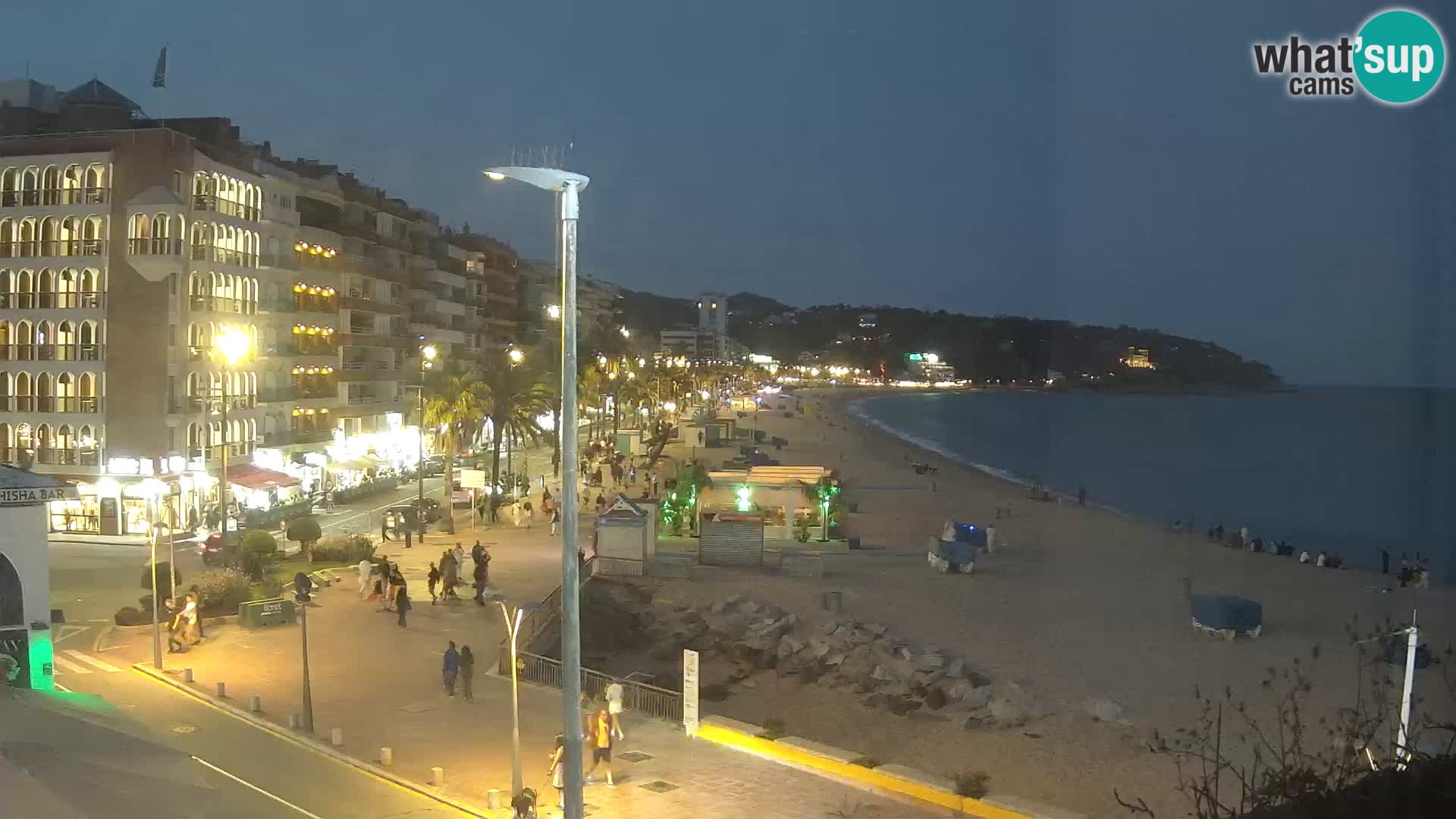 Webcam Lloret de Mar – the main beach – – Costa Brava – Spain