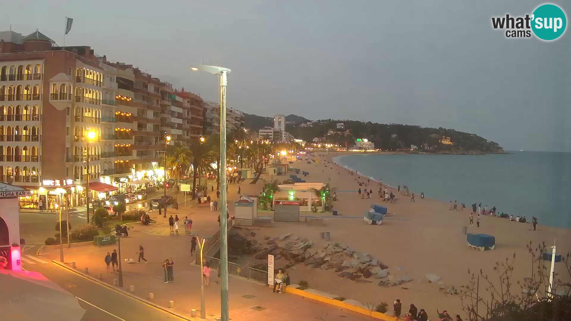 Webcam Lloret de Mar – the main beach – – Costa Brava – Spain