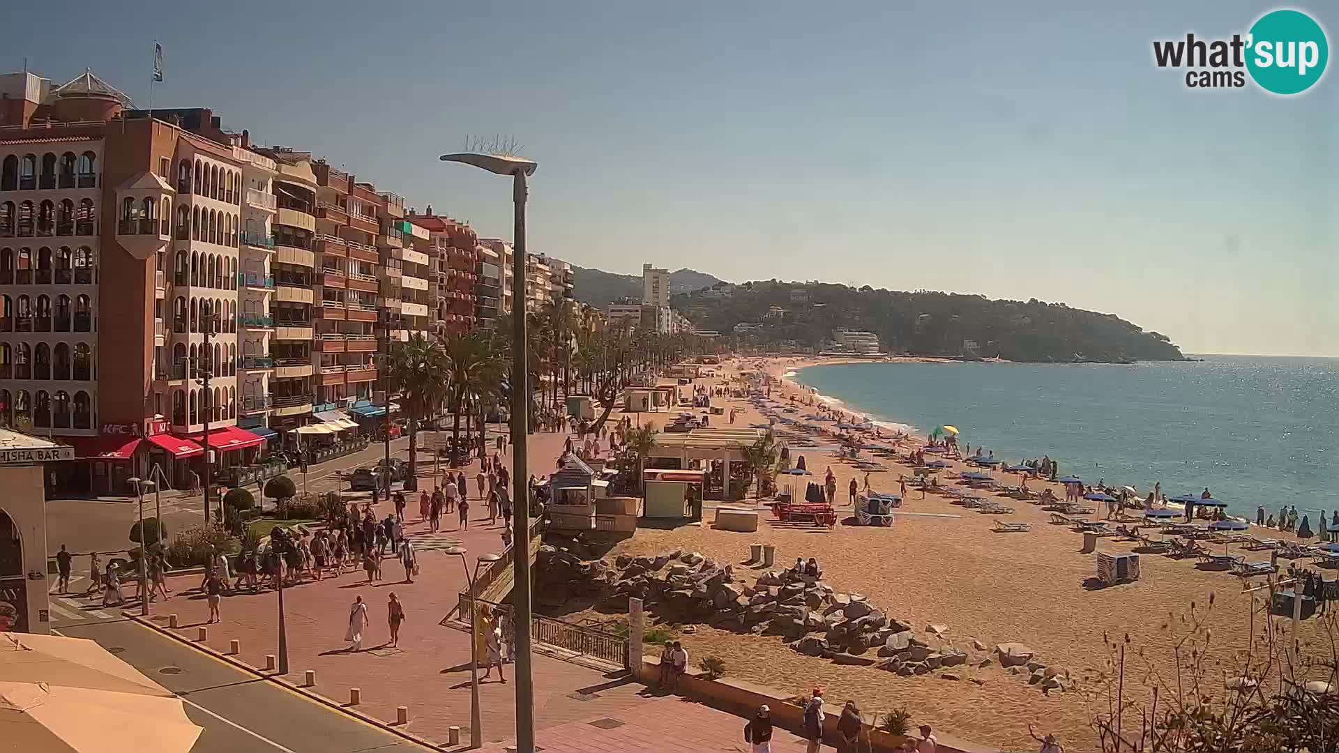 Webcam live Lloret de Mar – la spiaggia principale