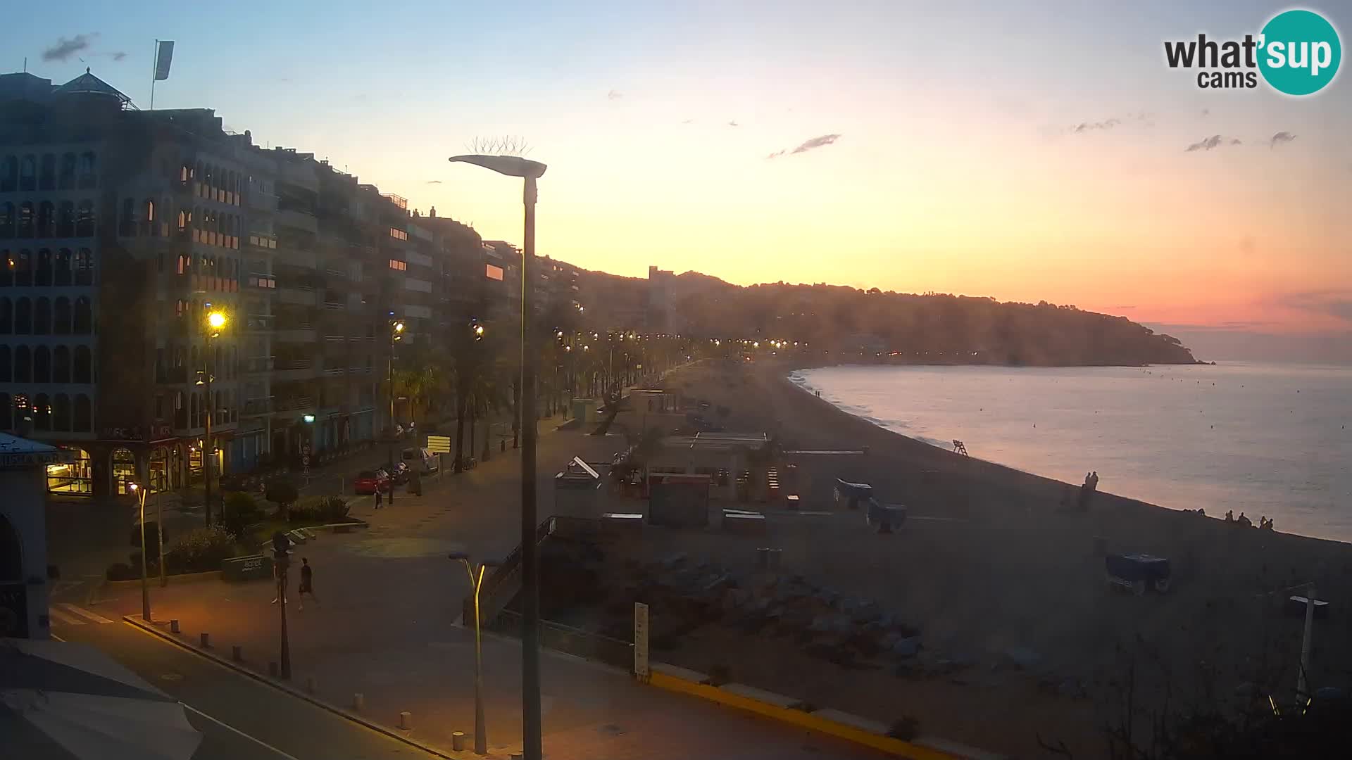 Webcam Lloret de Mar – the main beach – – Costa Brava – Spain