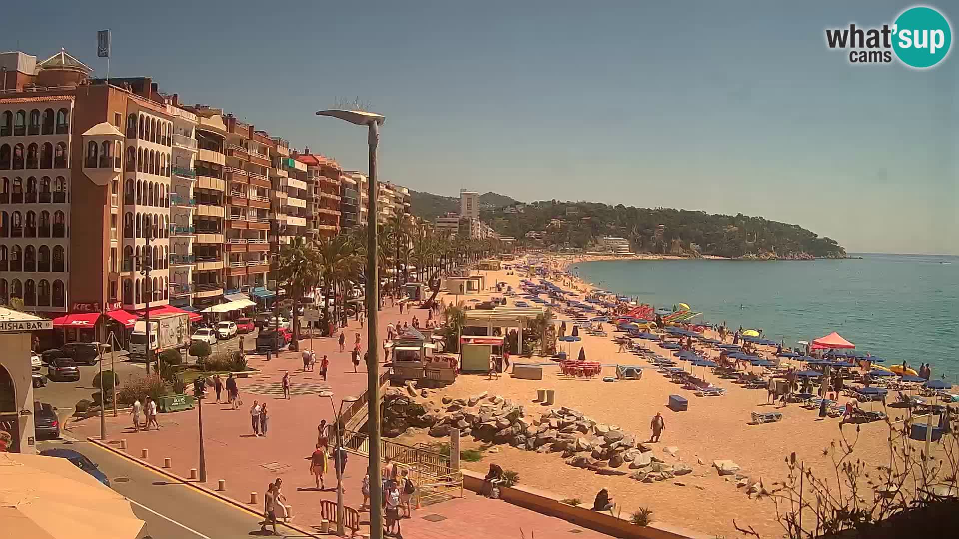 Webcam streaming Lloret de Mar – Plage