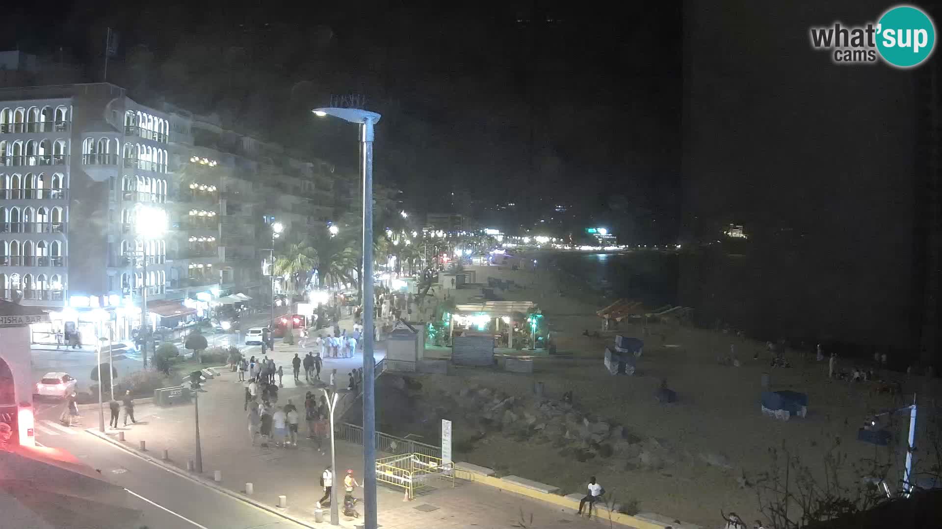 Webcam Lloret de Mar – the main beach – – Costa Brava – Spain