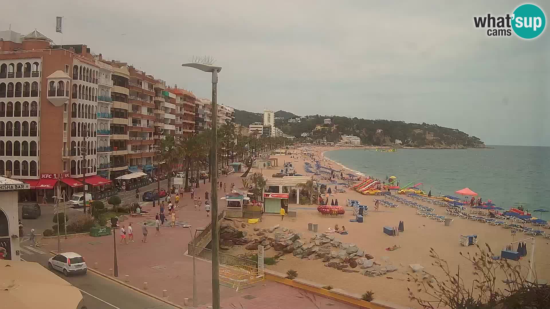 Webcam Lloret de Mar – Central beach