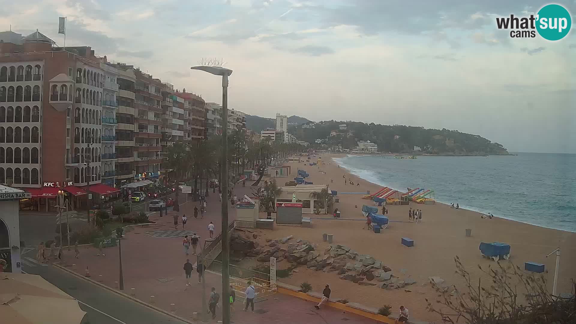 Web kamera Lloret de Mar – plaža