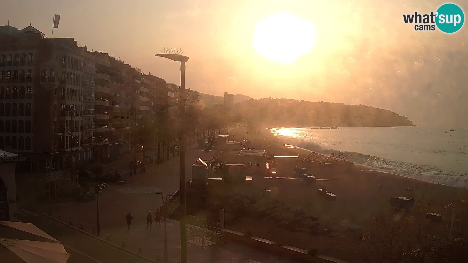 Webcam Lloret de Mar – the main beach – – Costa Brava – Spain