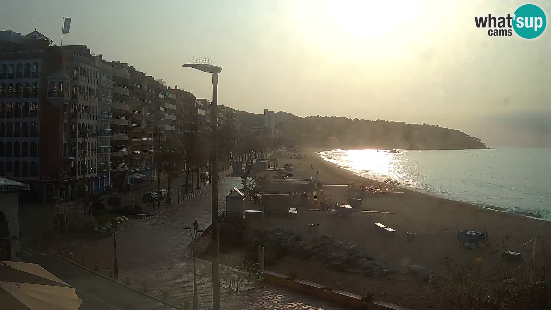 Webcam Lloret de Mar – the main beach – – Costa Brava – Spain