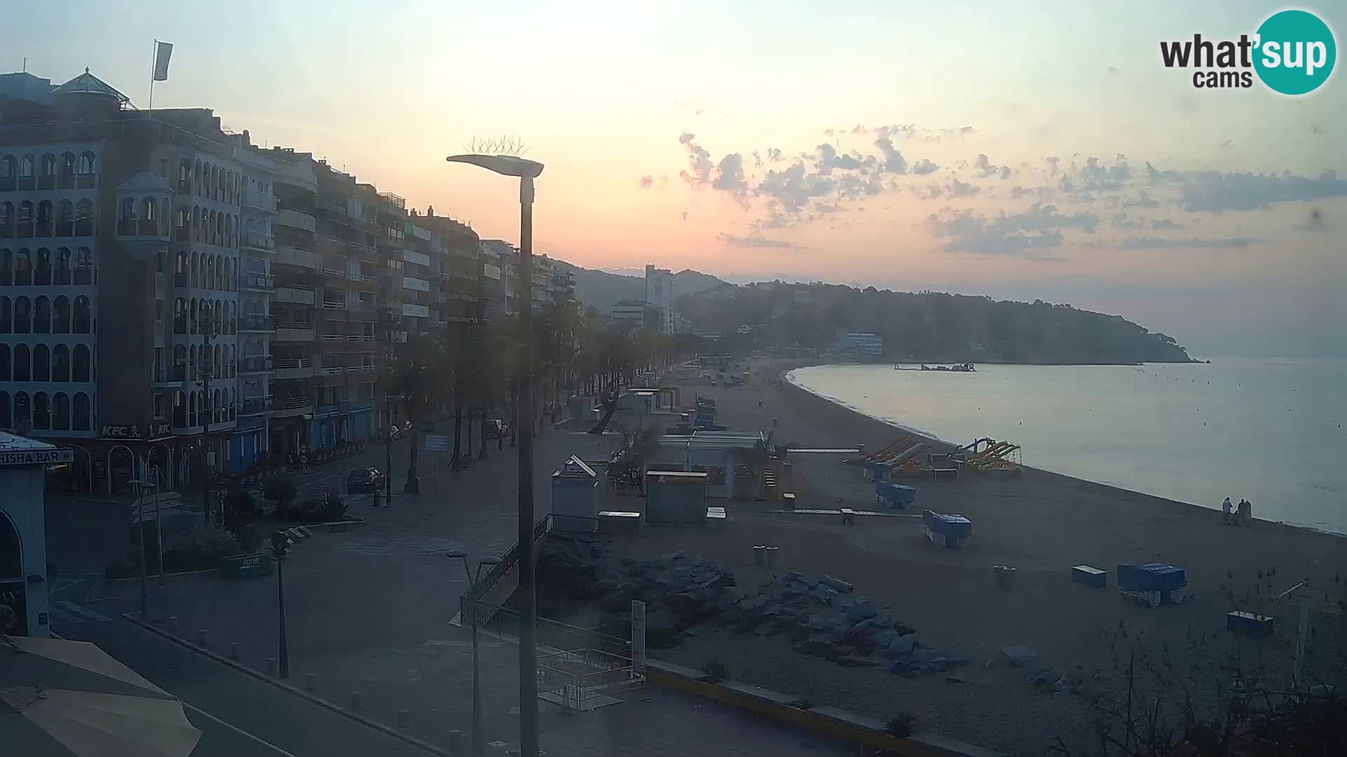 Webcam Lloret de Mar – the main beach – – Costa Brava – Spain
