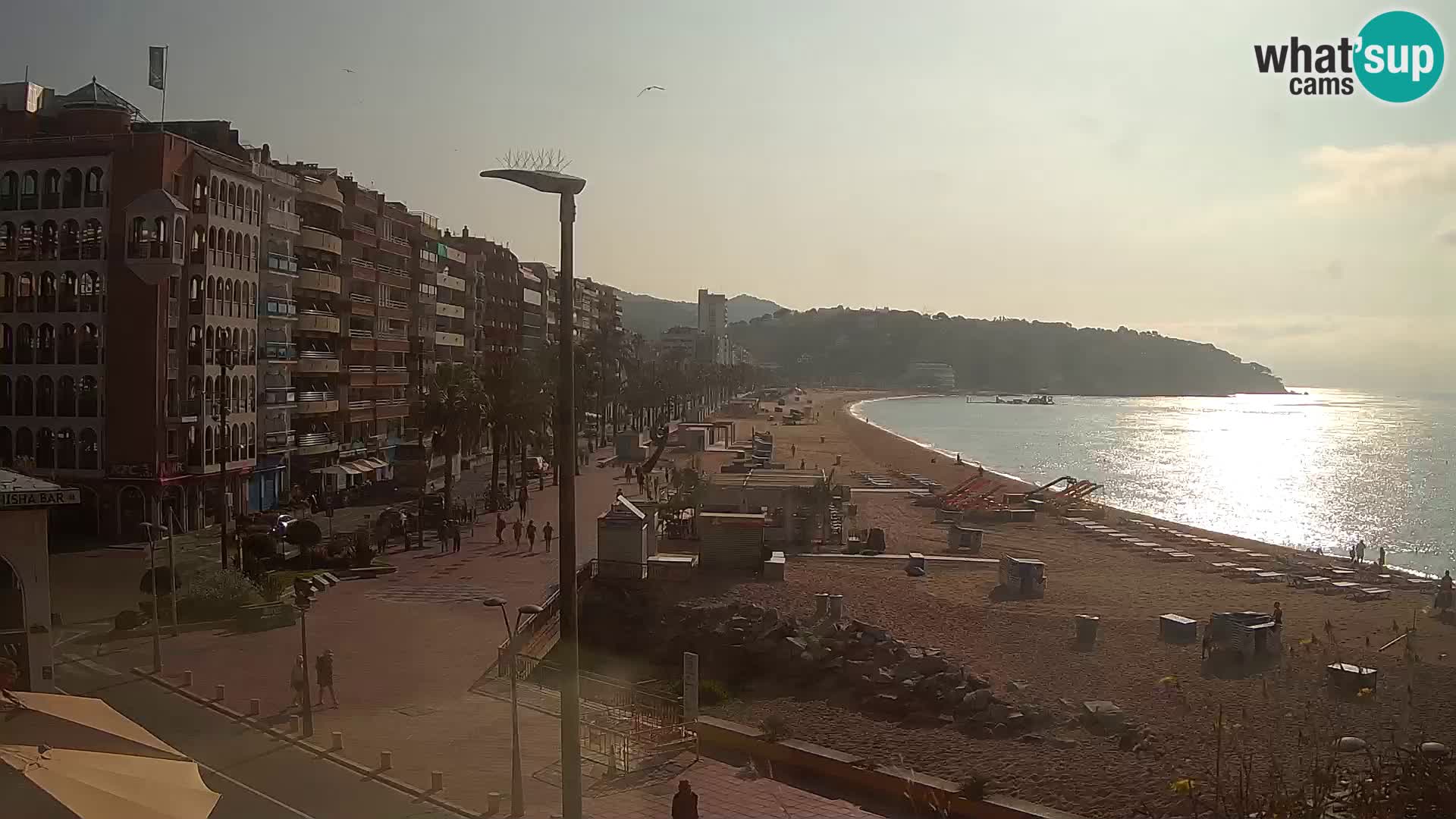 Webcam Lloret de Mar – the main beach – – Costa Brava – Spain