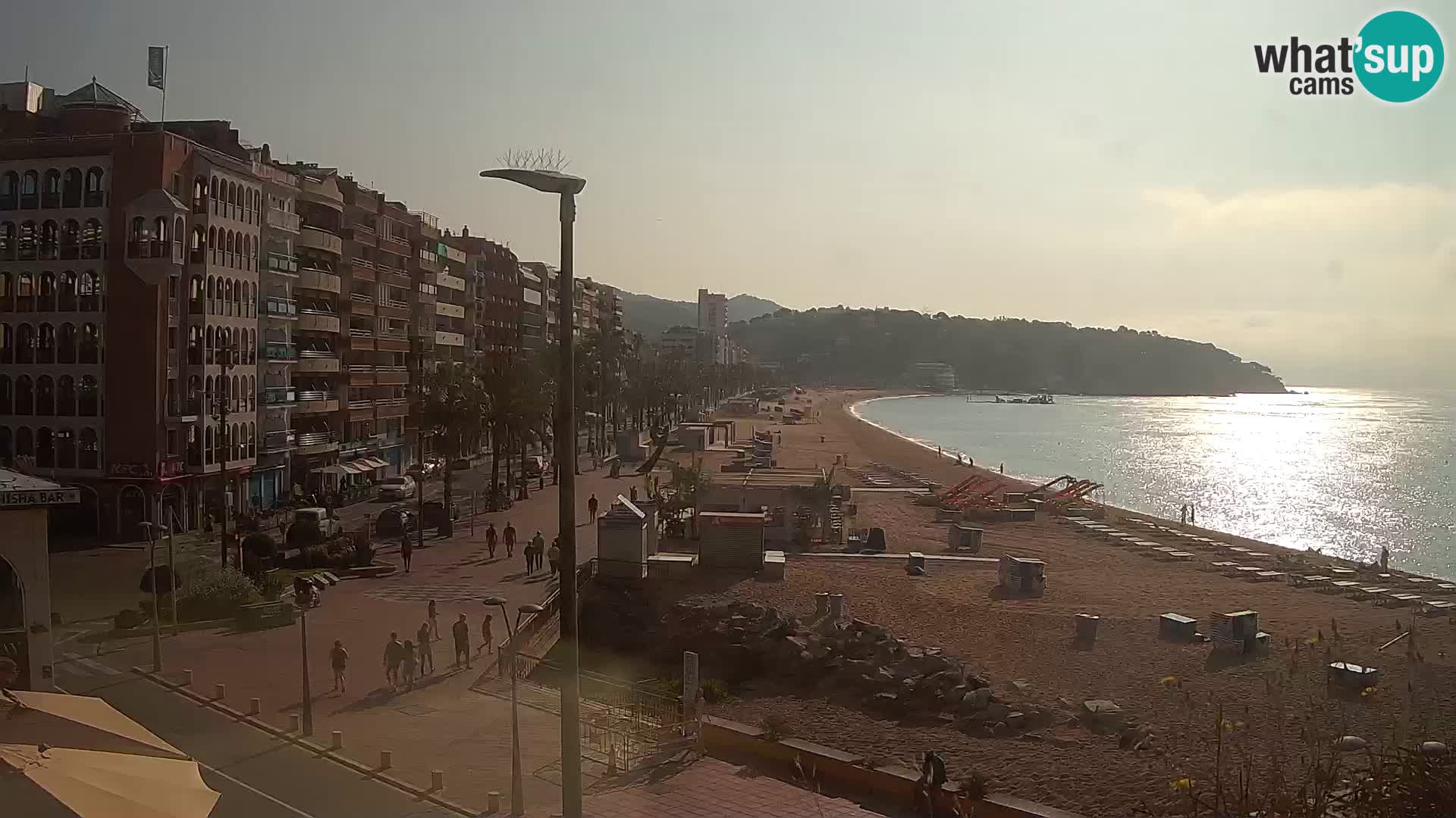 Webcam Lloret de Mar – the main beach – – Costa Brava – Spain