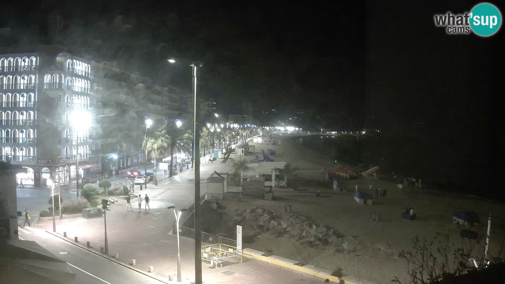 Webcam Lloret de Mar – the main beach – – Costa Brava – Spain
