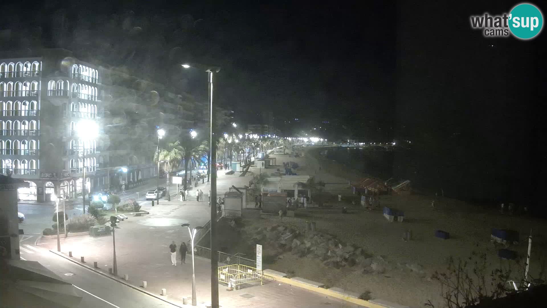 Webcam Lloret de Mar – the main beach – – Costa Brava – Spain