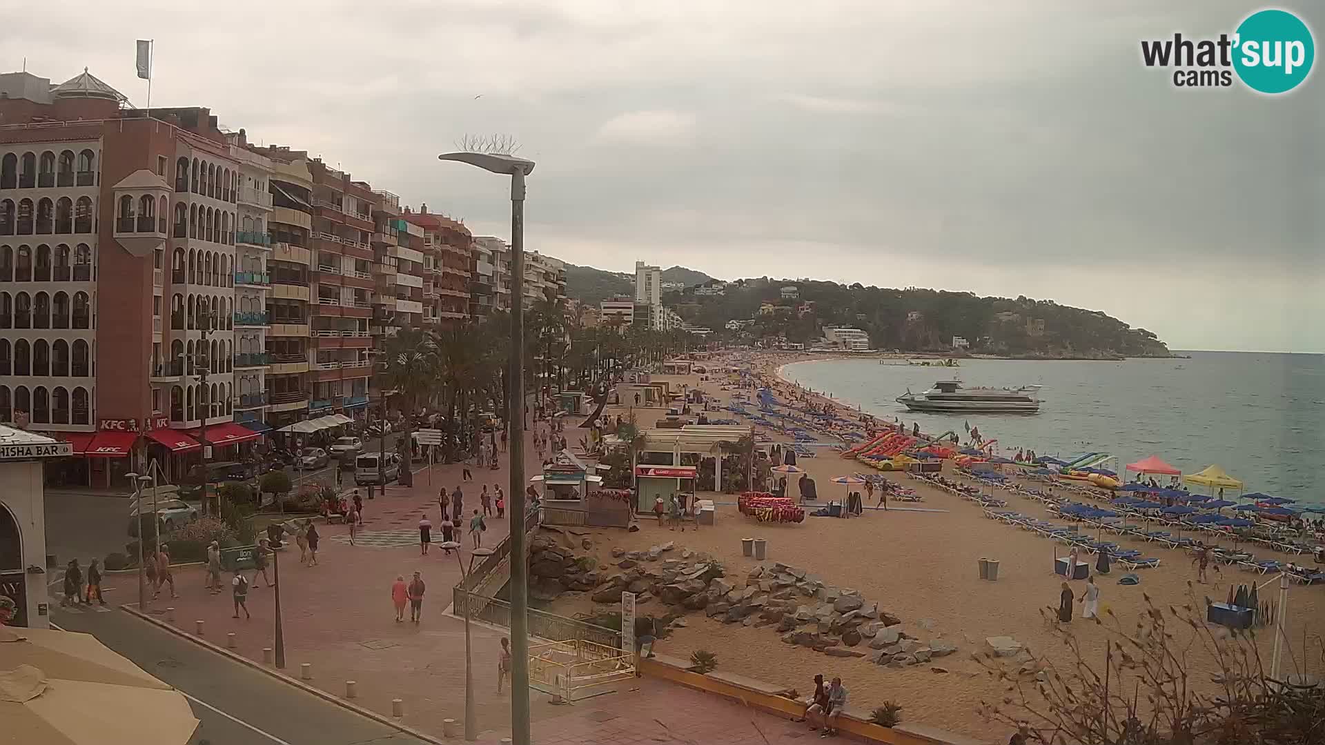 Web kamera Lloret de Mar – plaža
