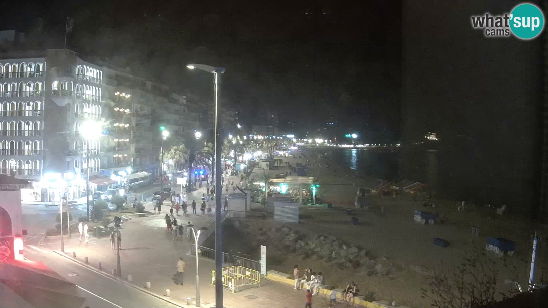 Webcam Lloret de Mar – the main beach – – Costa Brava – Spain