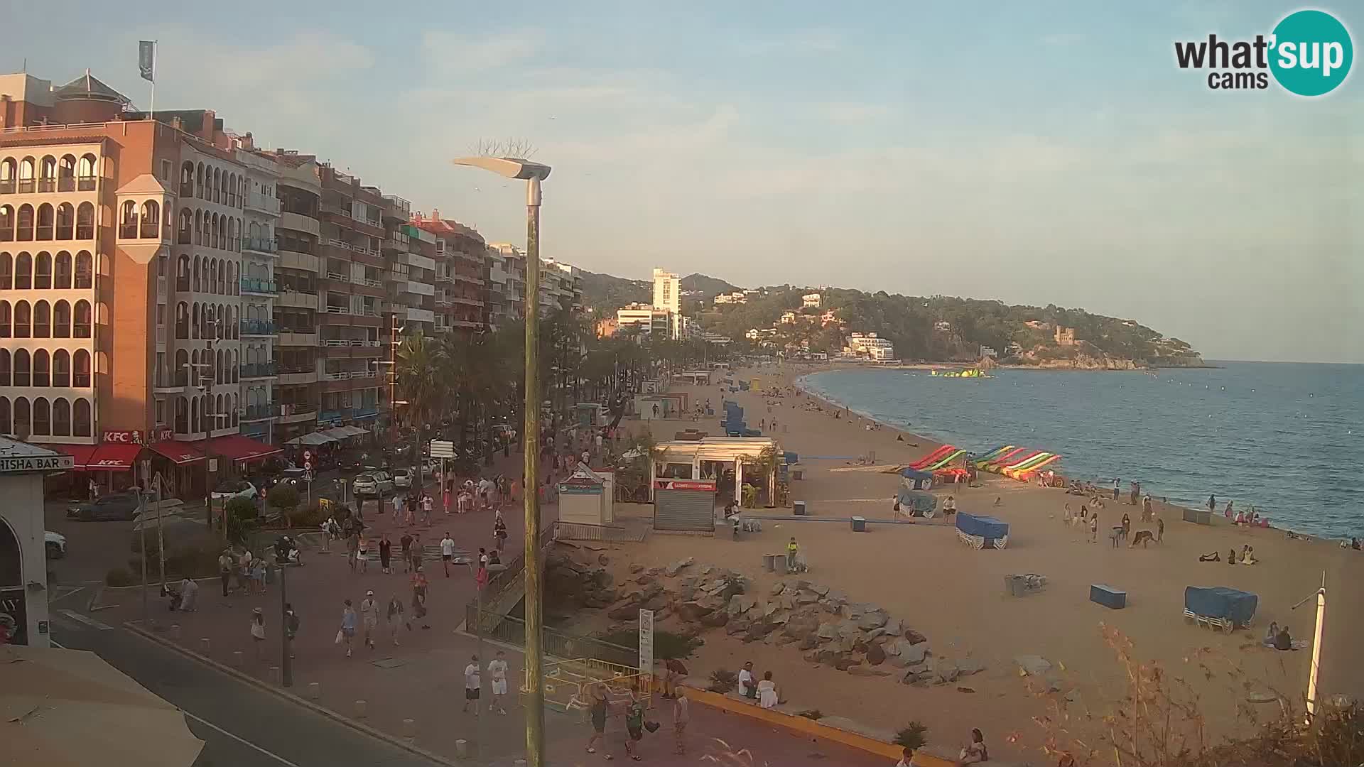 Webcam Lloret de Mar – Central beach