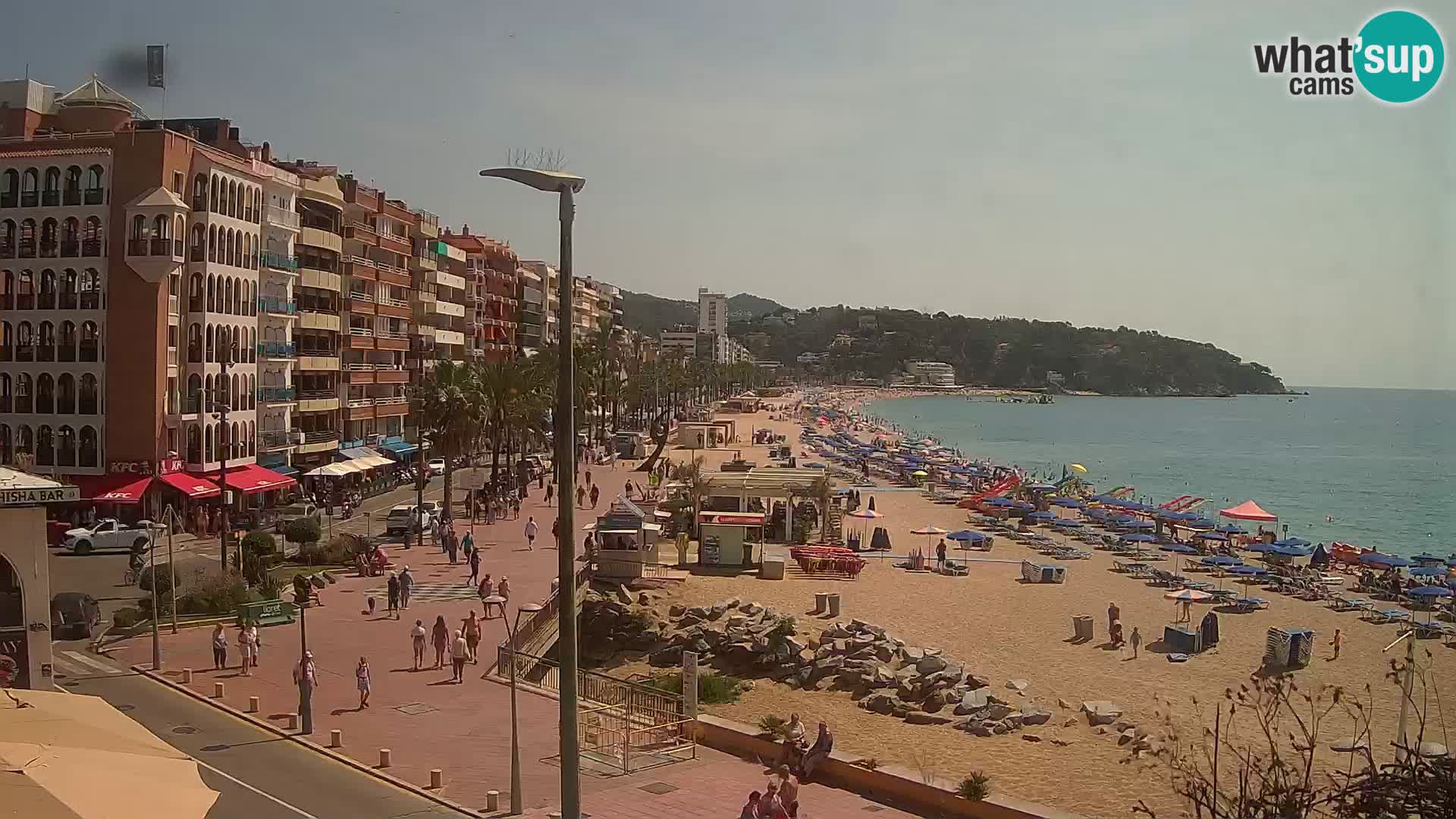 Webcam Live Lloret de Mar – La plage