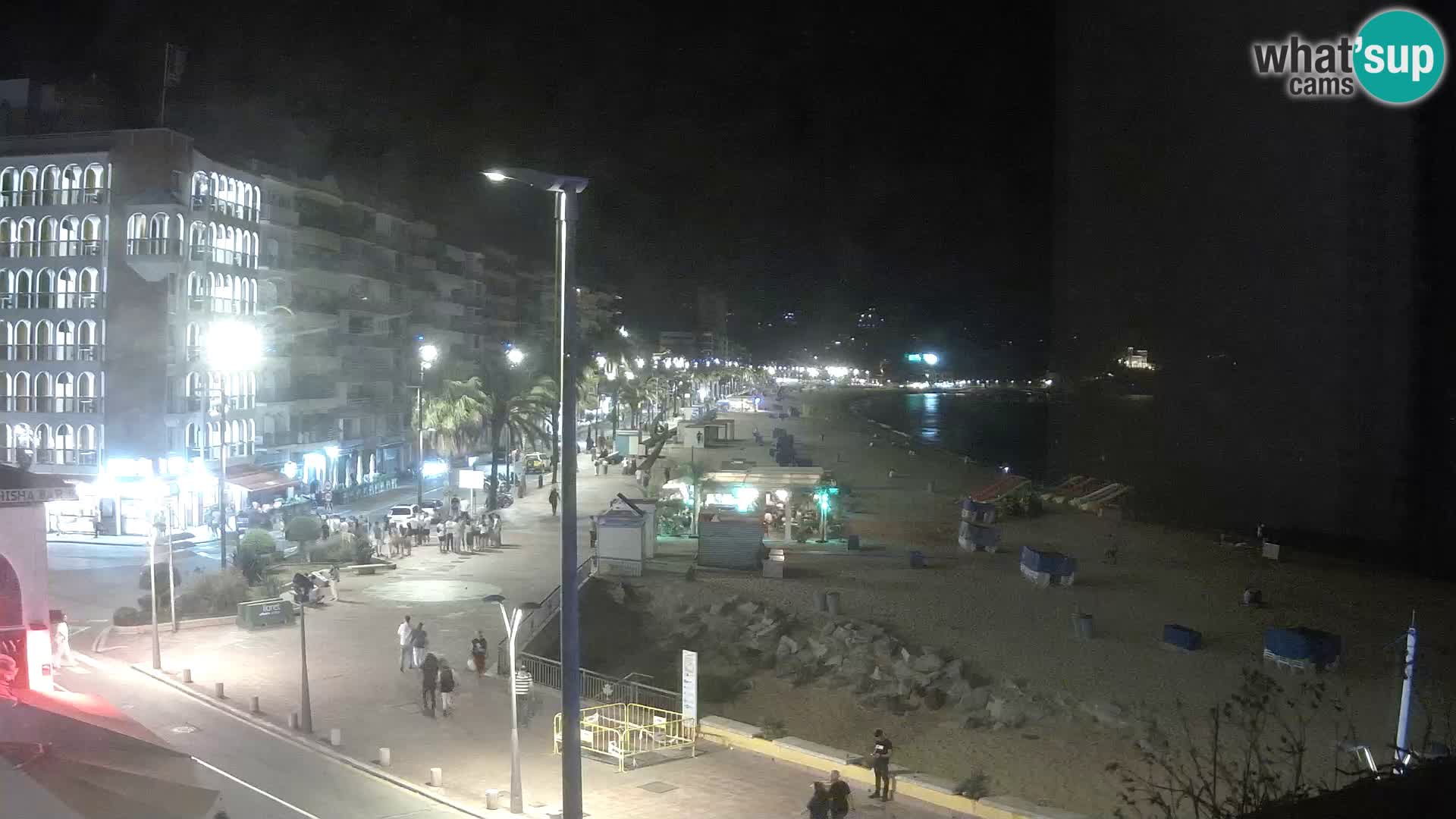 Webcam Lloret de Mar – the main beach – – Costa Brava – Spain