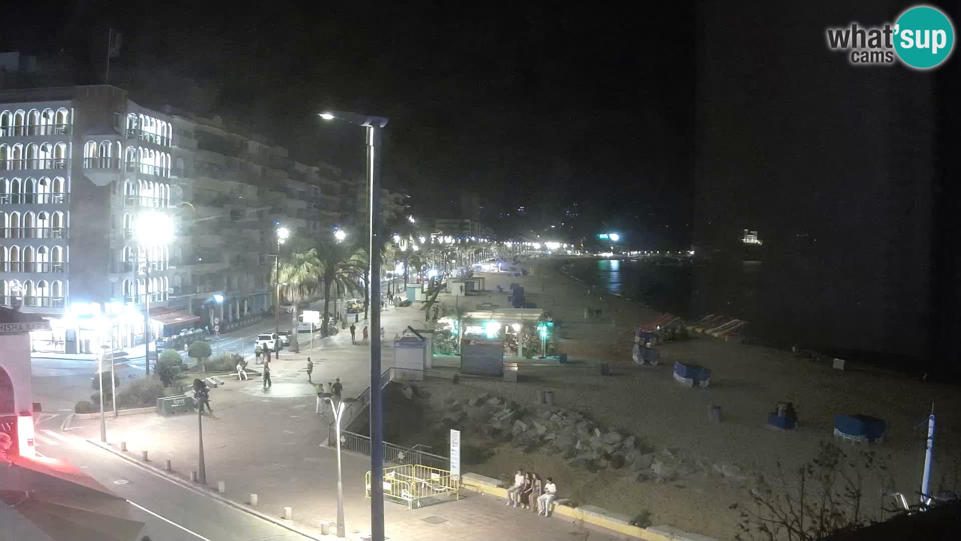 Webcam Lloret de Mar – the main beach – – Costa Brava – Spain