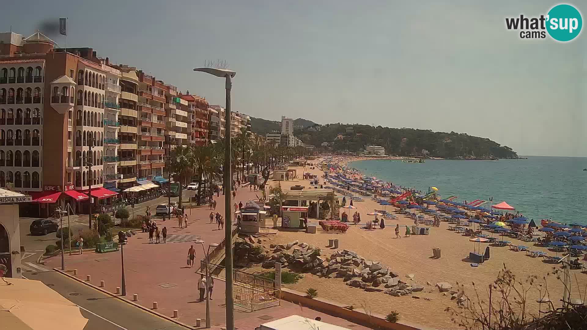 Webcam Live Lloret de Mar – La plage
