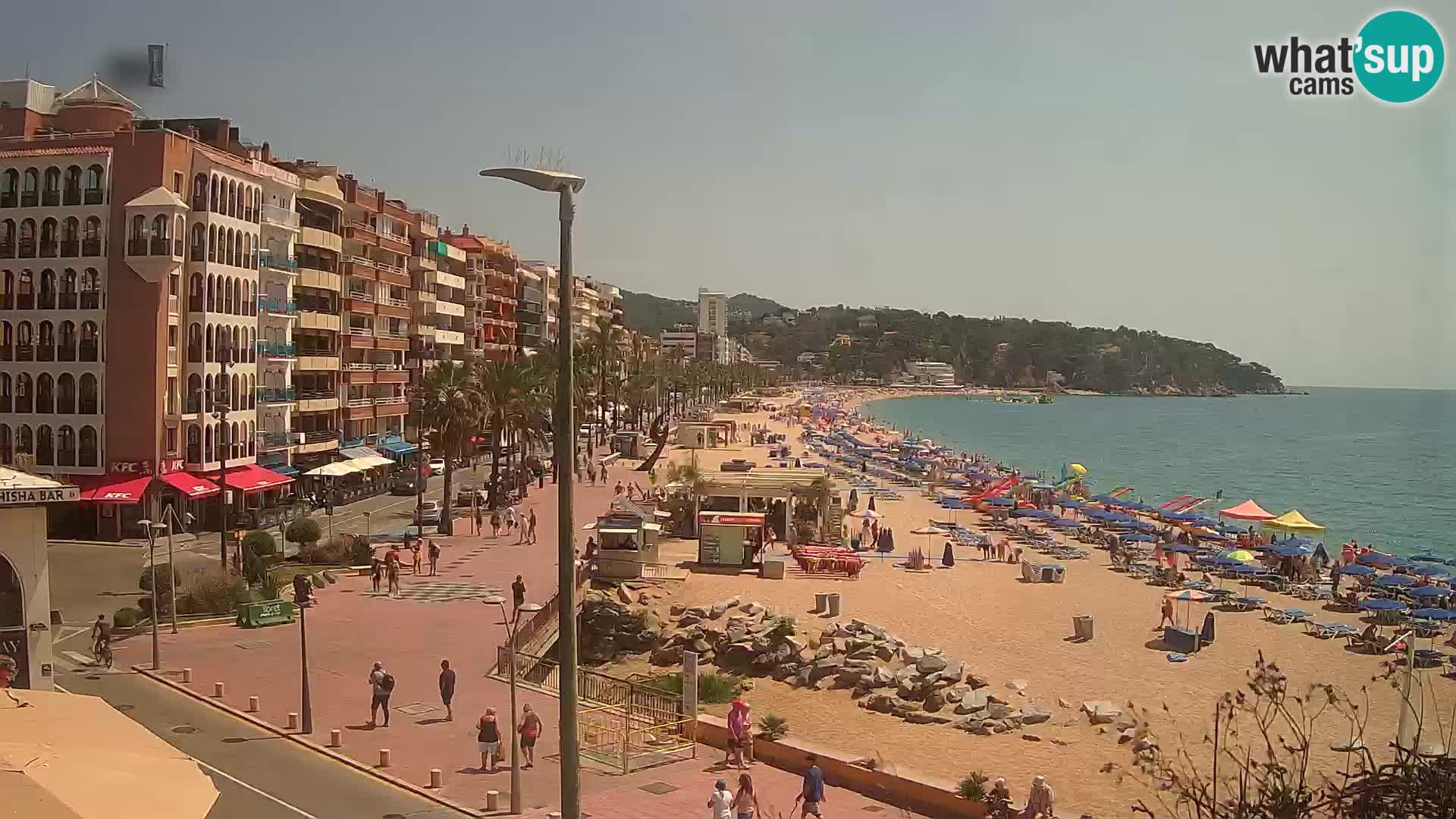 Web kamera Lloret de Mar – plaža