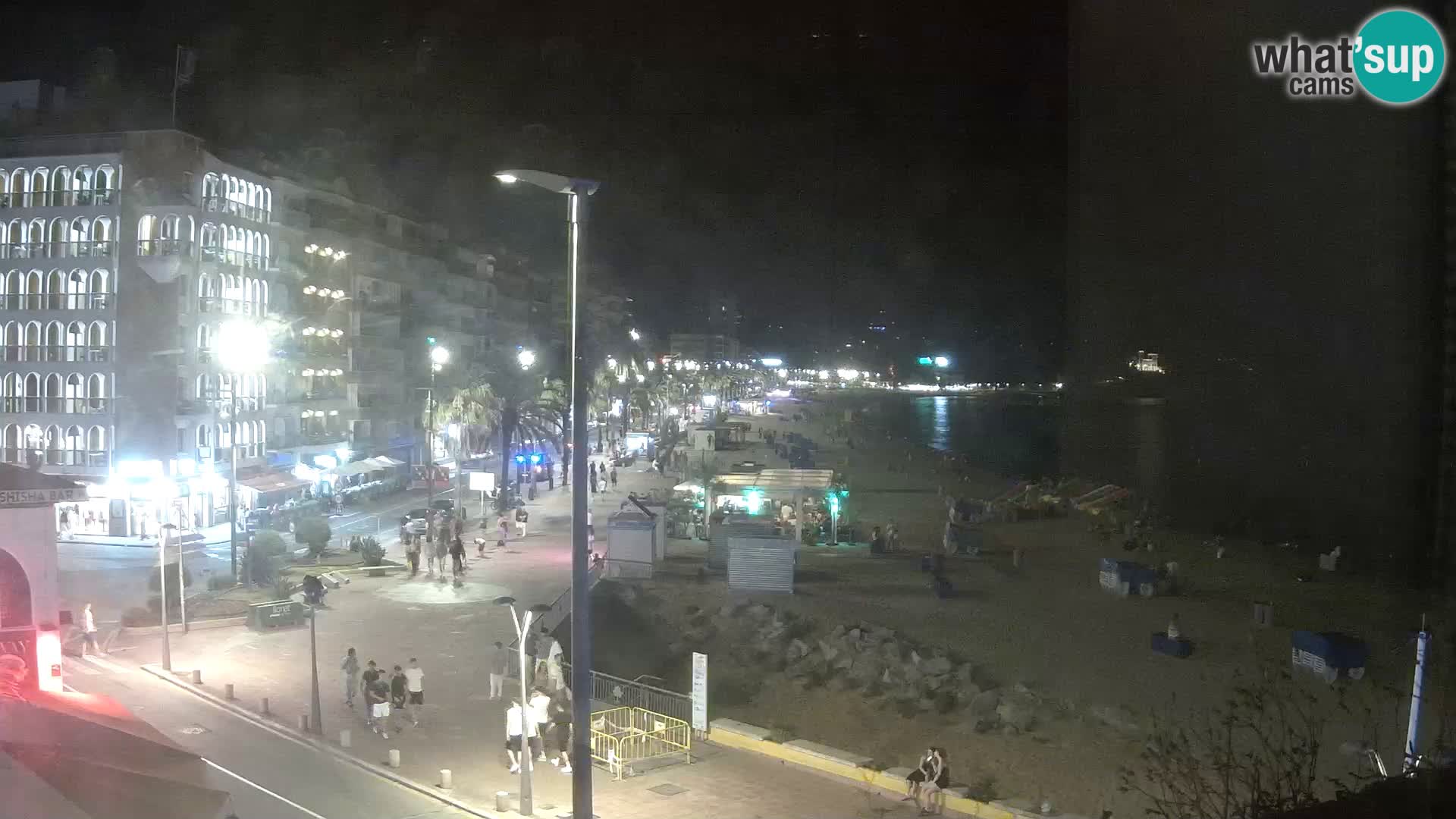 Webcam Lloret de Mar – the main beach – – Costa Brava – Spain