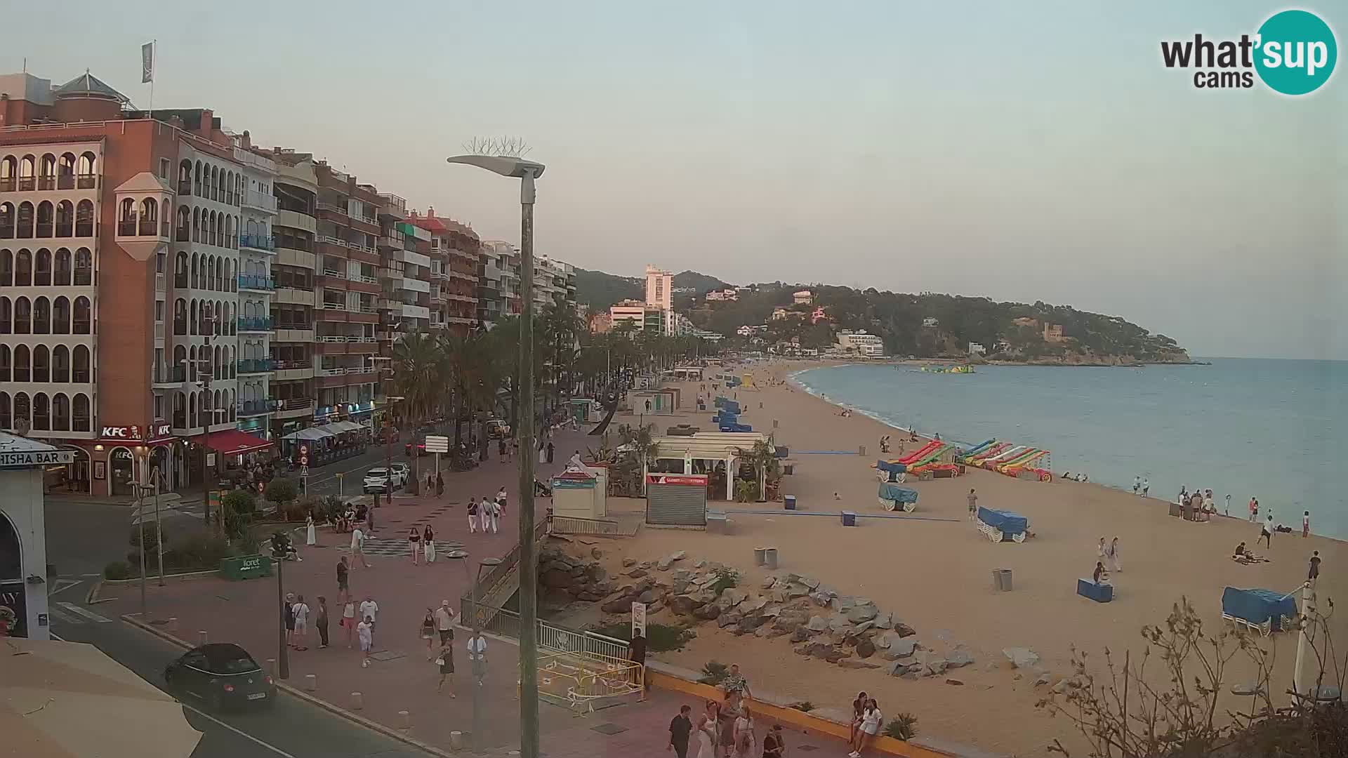 Kamera v živo Lloret de Mar – Glavna plaža