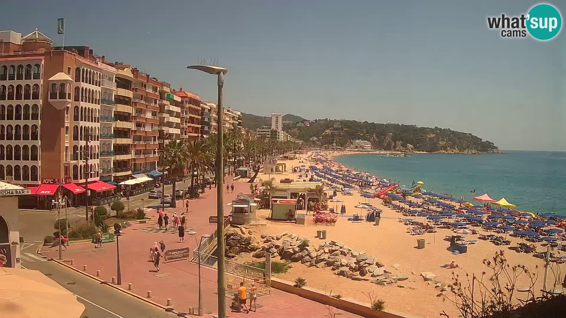 Webcam Lloret de Mar – Plage centrale