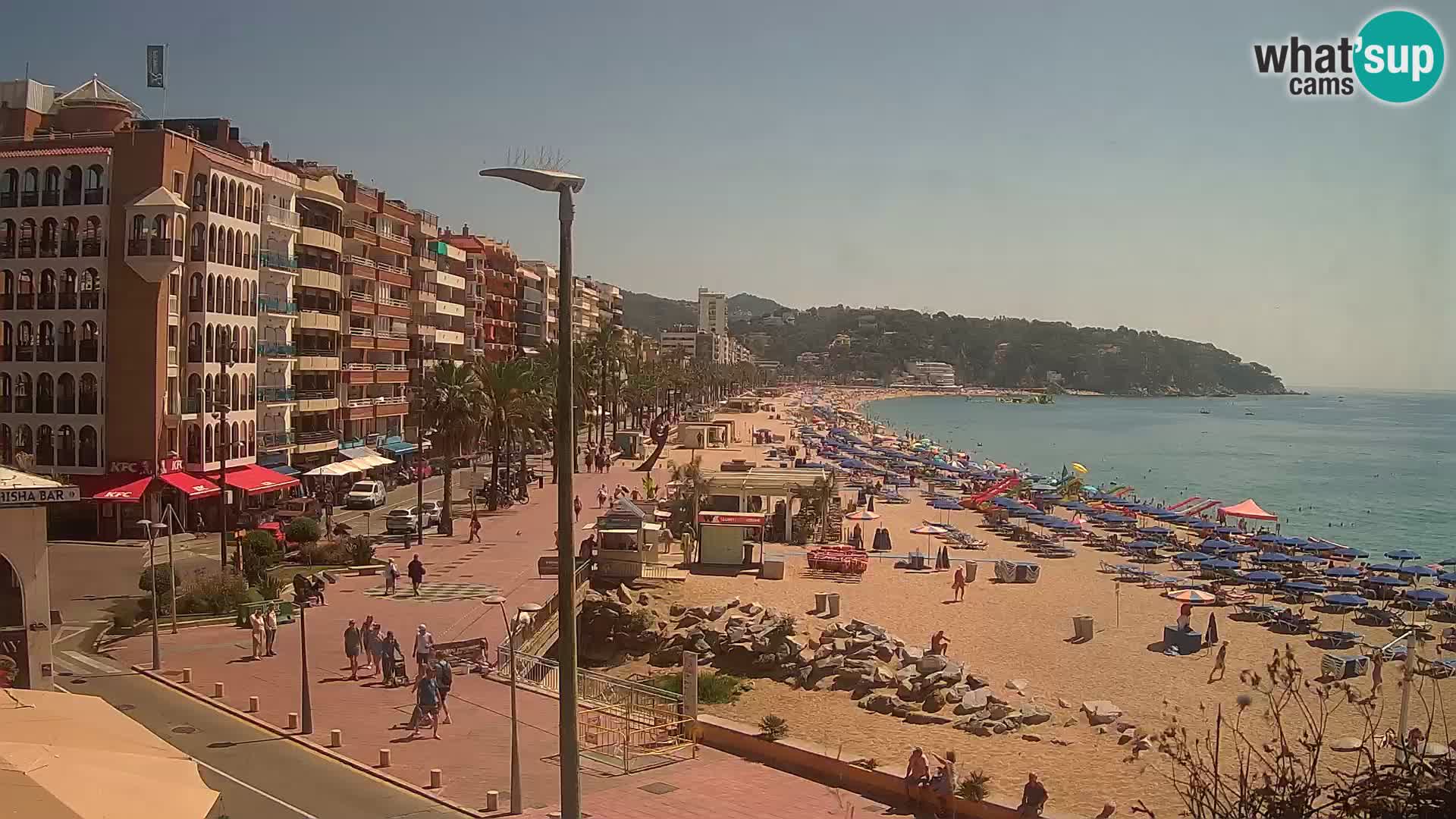 Web kamera Lloret de Mar – plaža