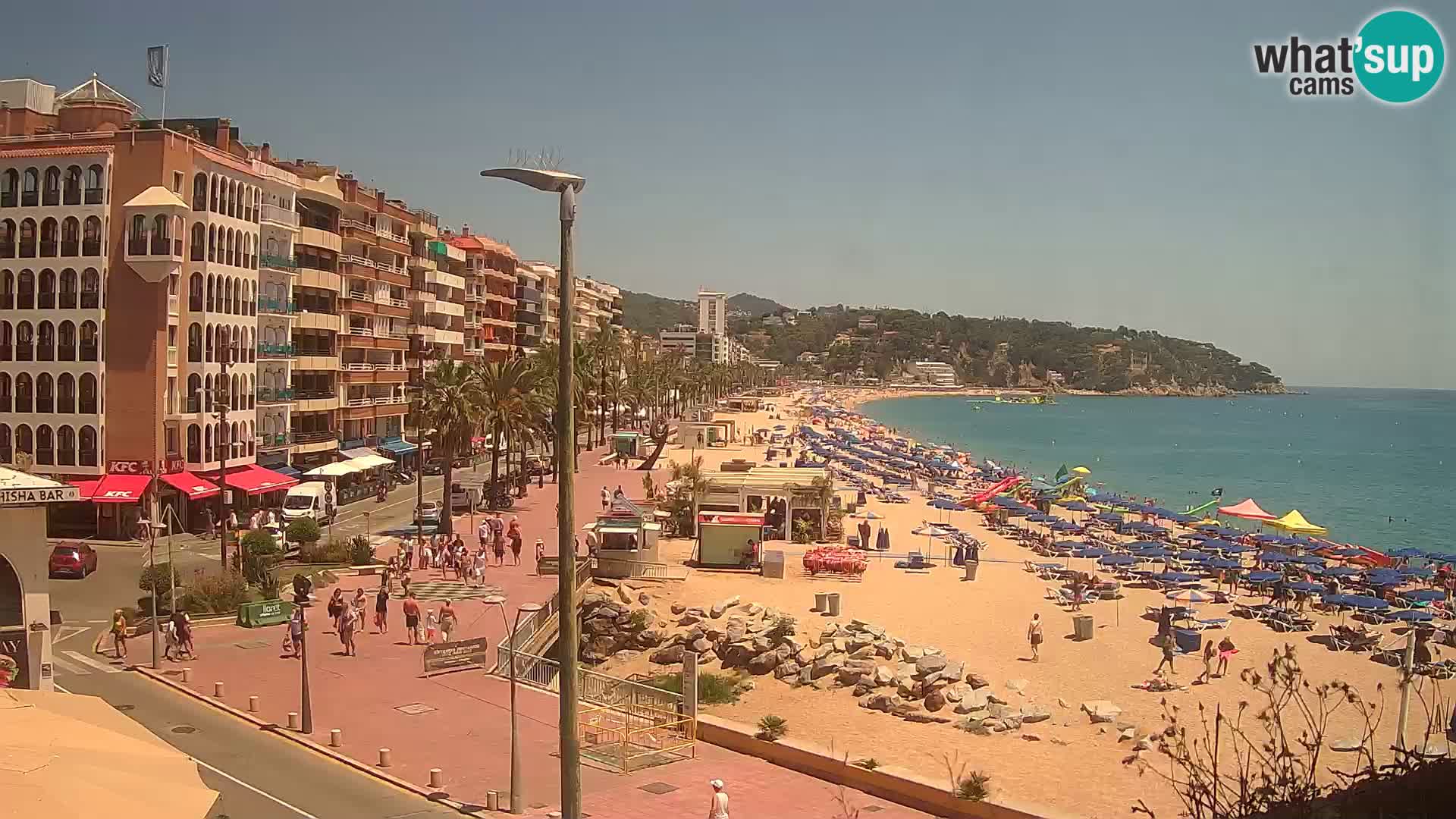 Webcam Lloret de Mar – Central beach