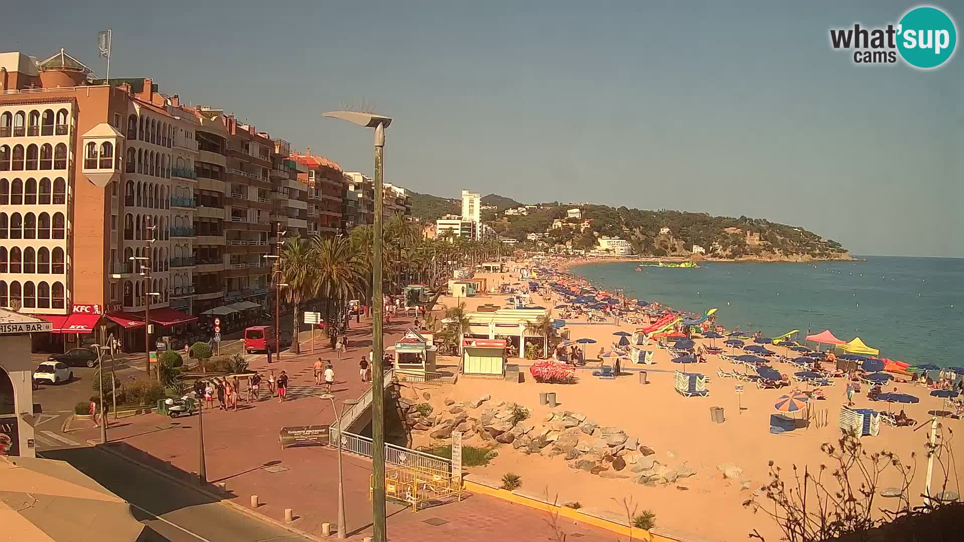 Webcam Lloret de Mar – Central beach