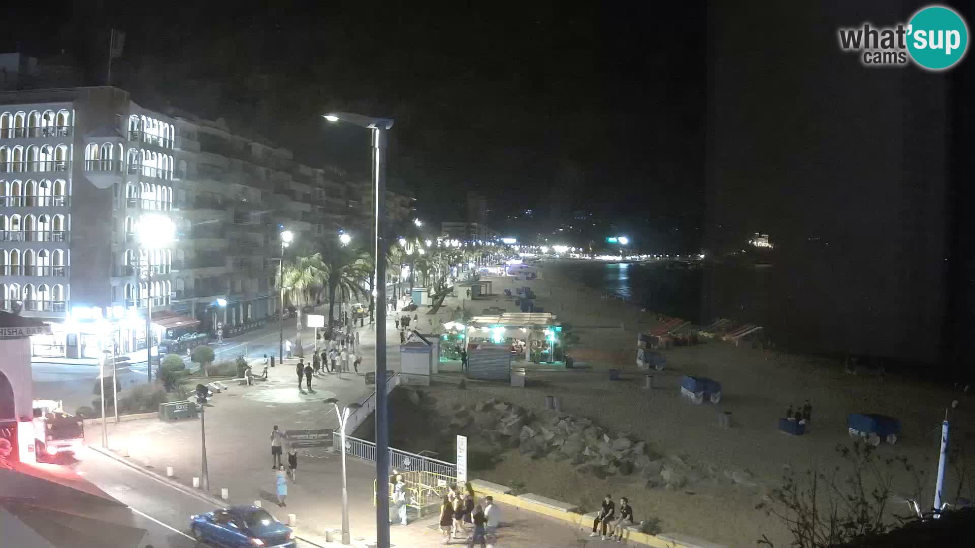 Webcam Lloret de Mar – the main beach – – Costa Brava – Spain